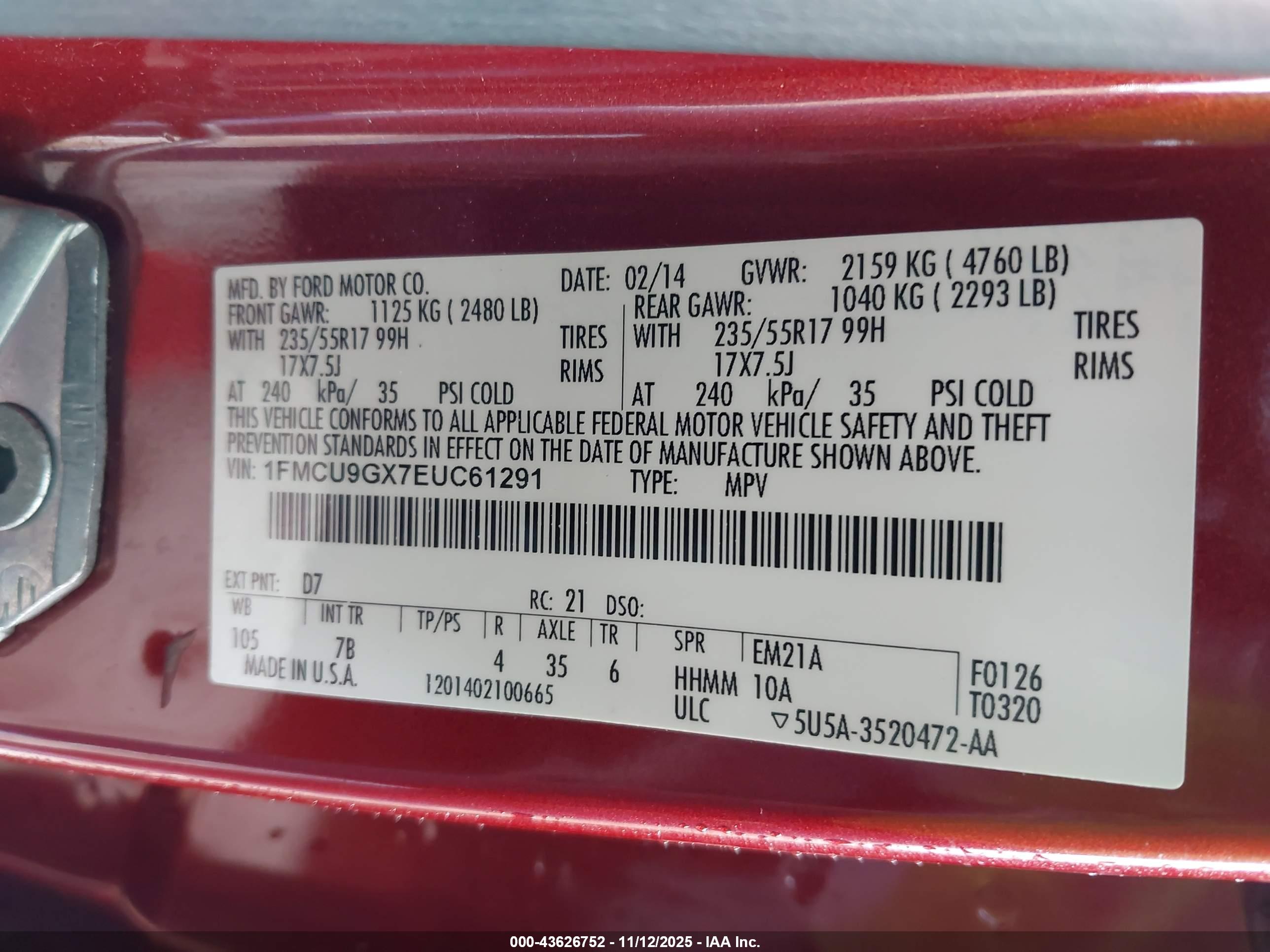 FORD ESCAPE image 9