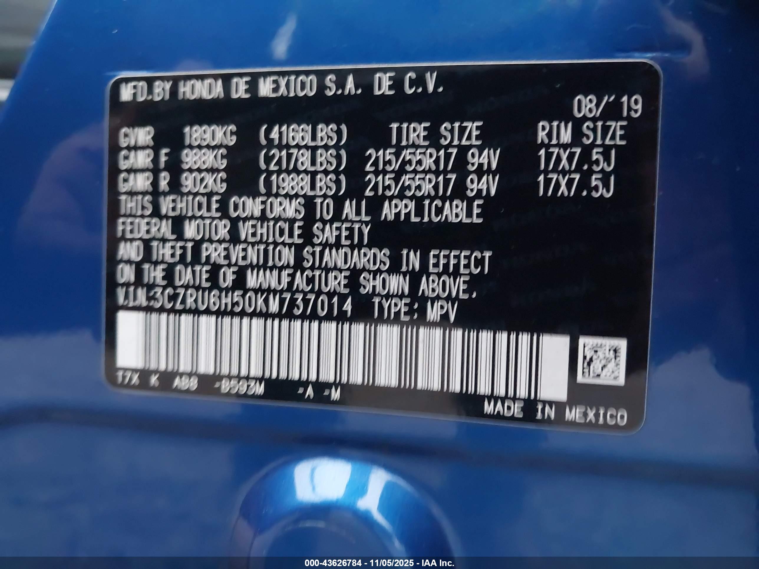 HONDA HR-V image 9