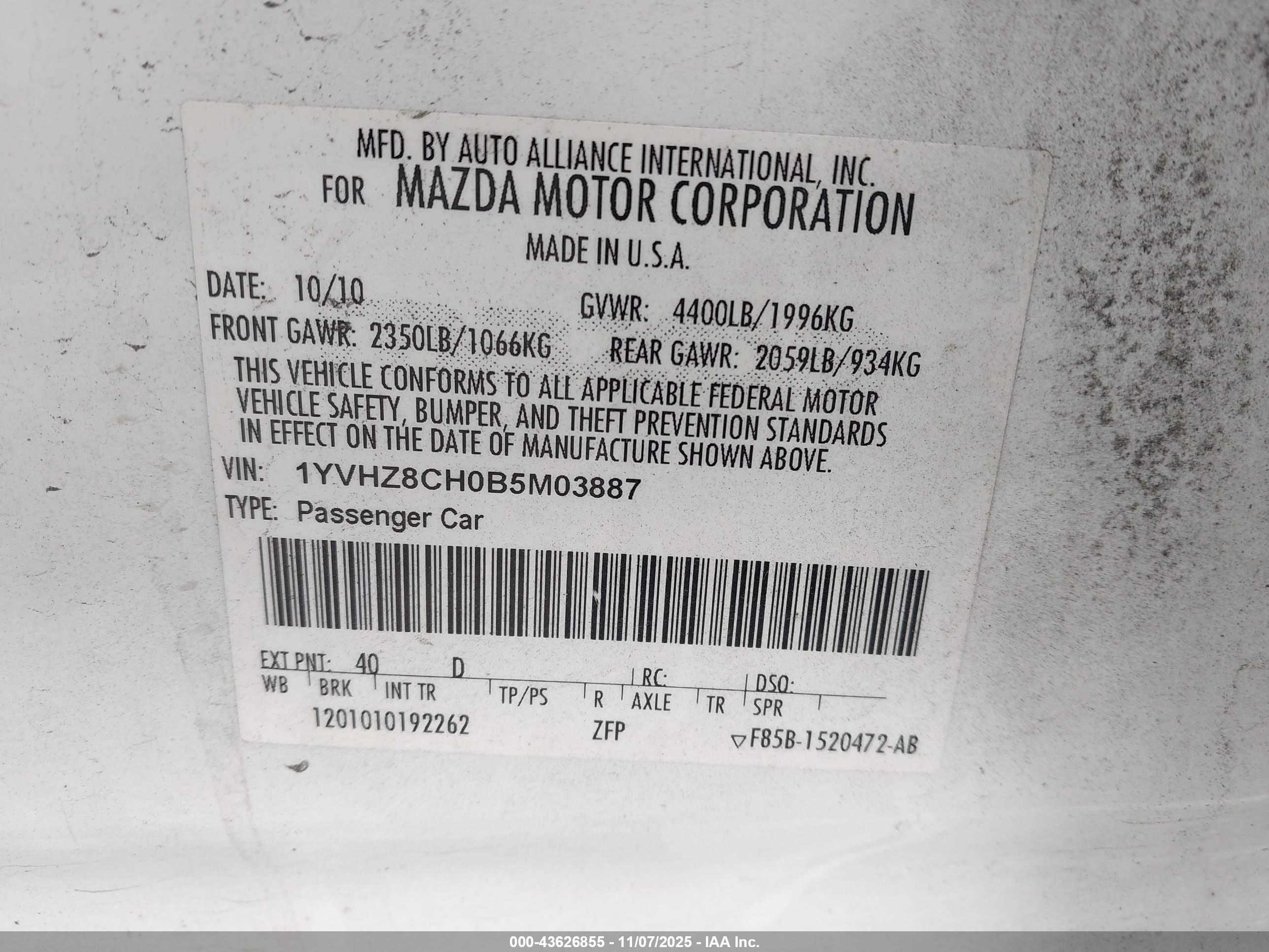 MAZDA MAZDA6 image 9
