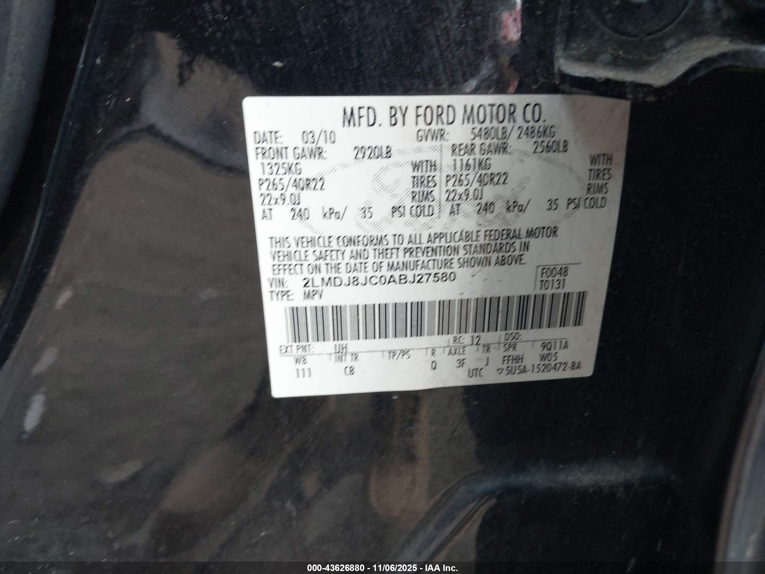 LINCOLN MKX image 9