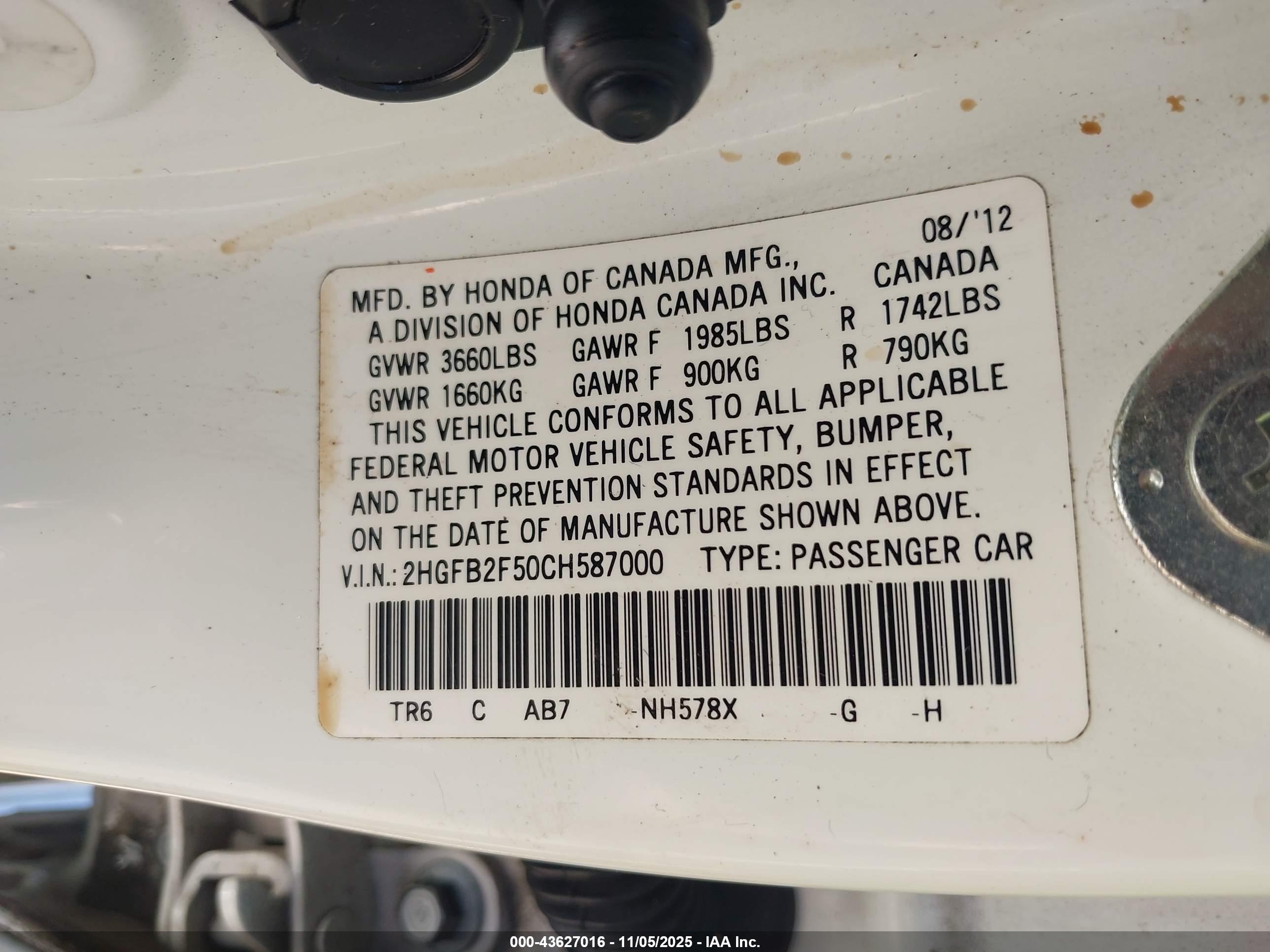 HONDA CIVIC image 9