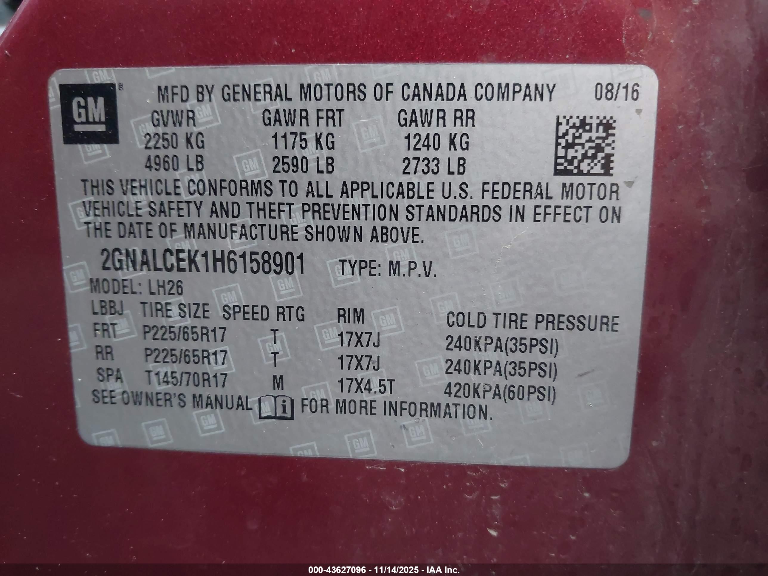 CHEVROLET EQUINOX image 9