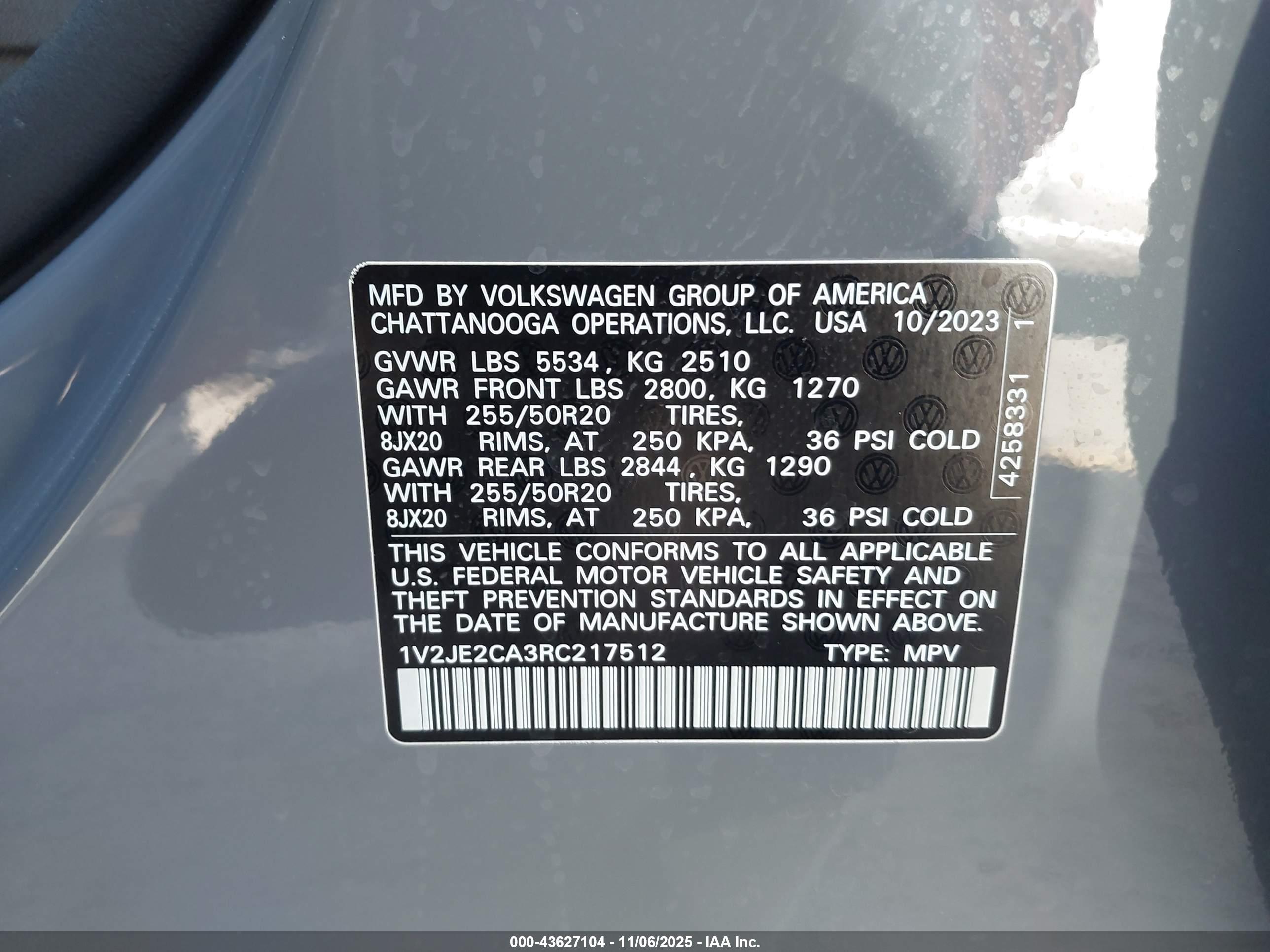 VOLKSWAGEN ATLAS image 9
