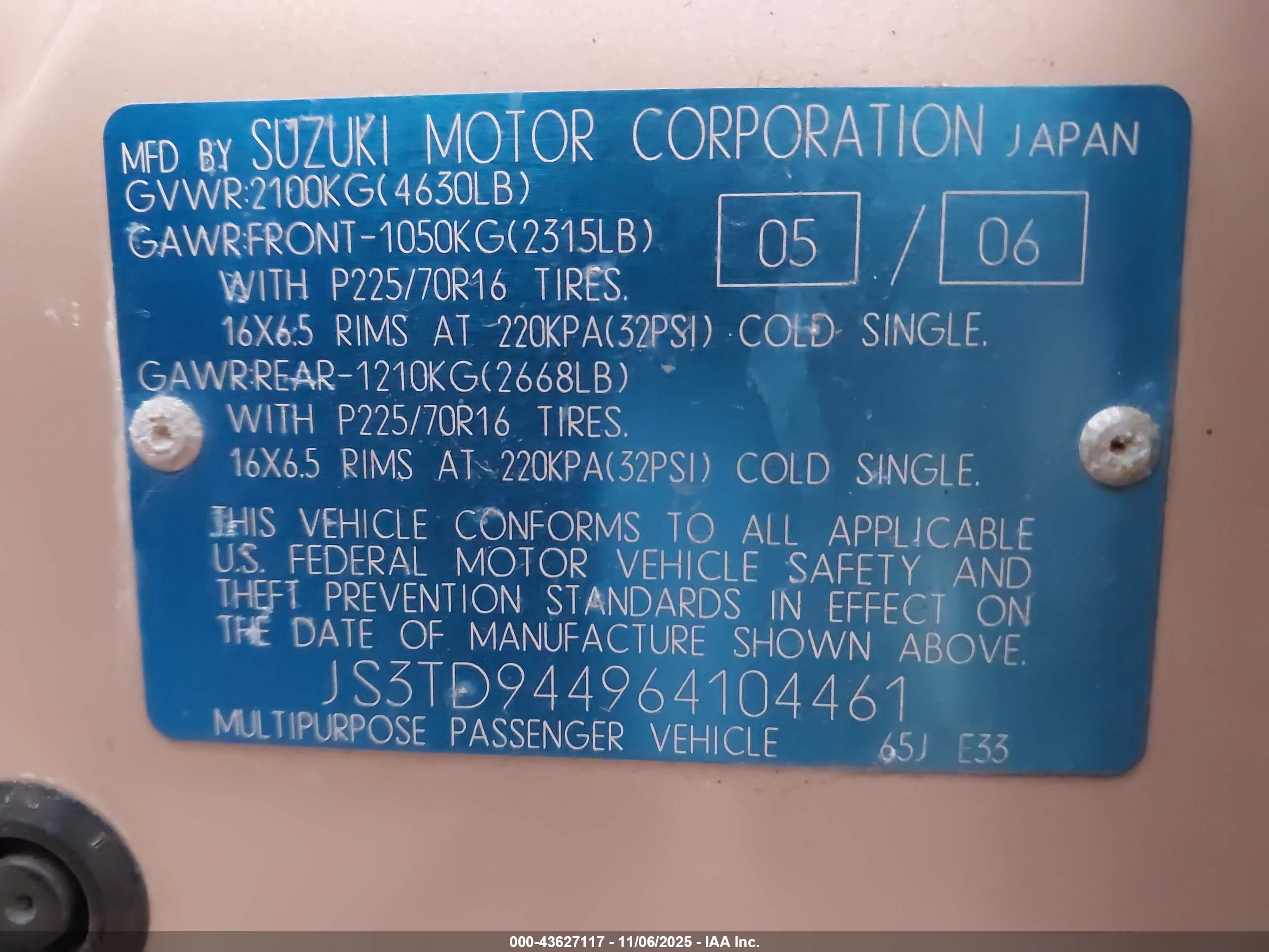SUZUKI GRAND image 9