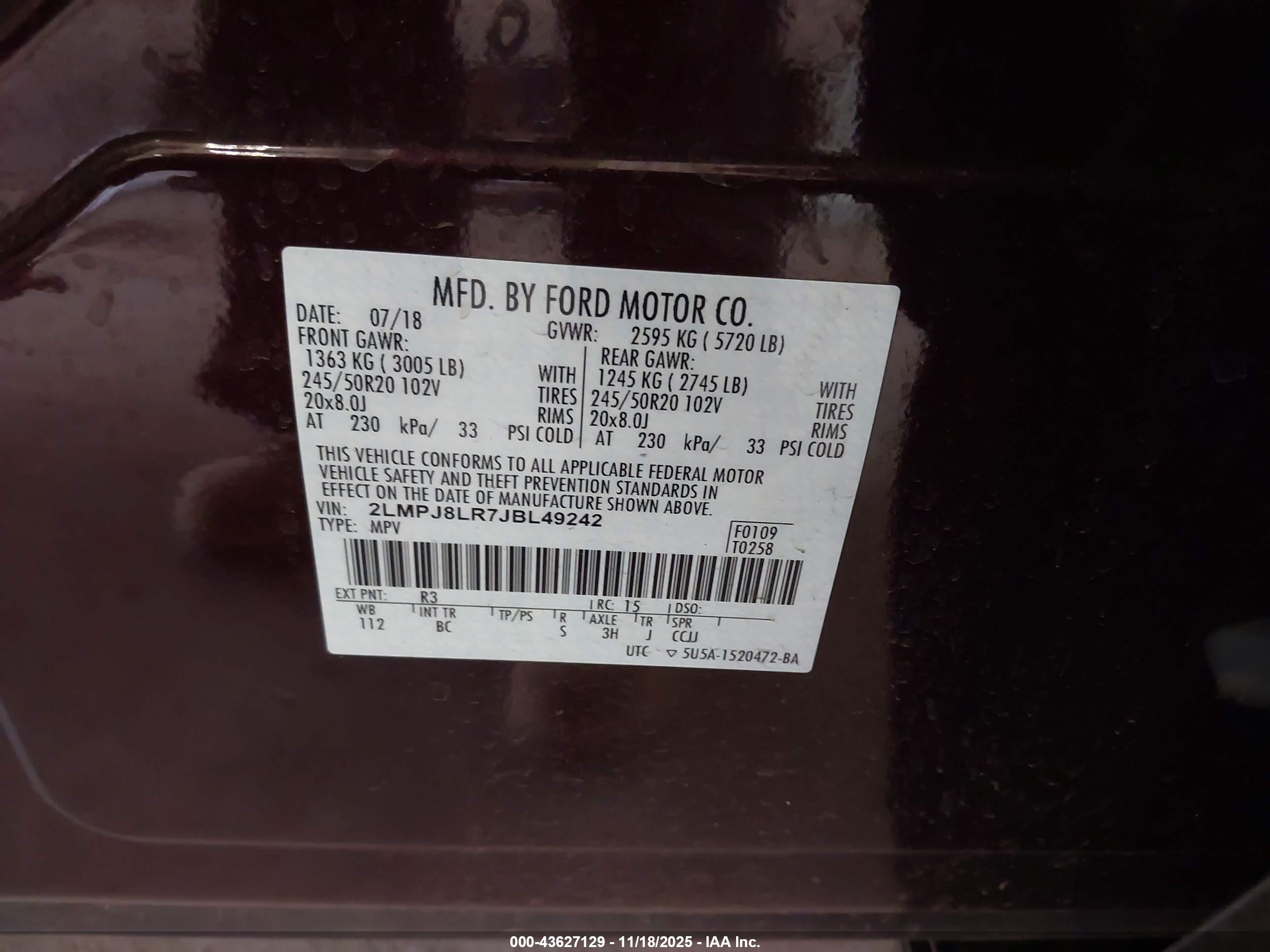 LINCOLN MKX image 9