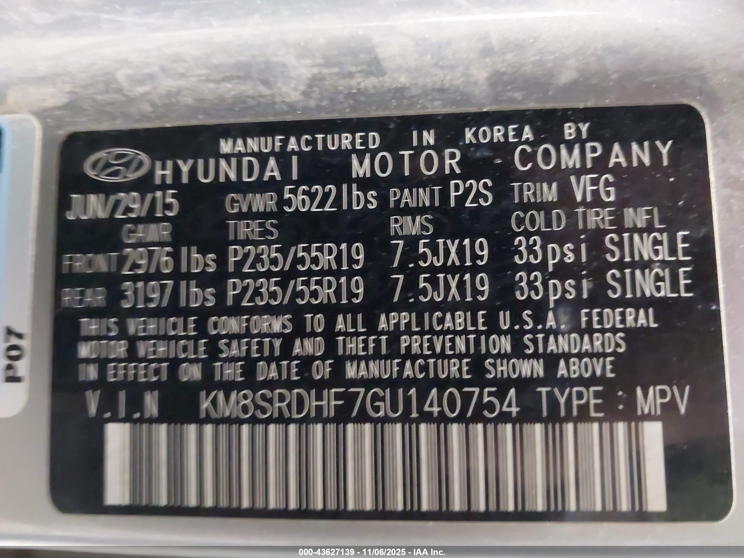 HYUNDAI SANTA image 9