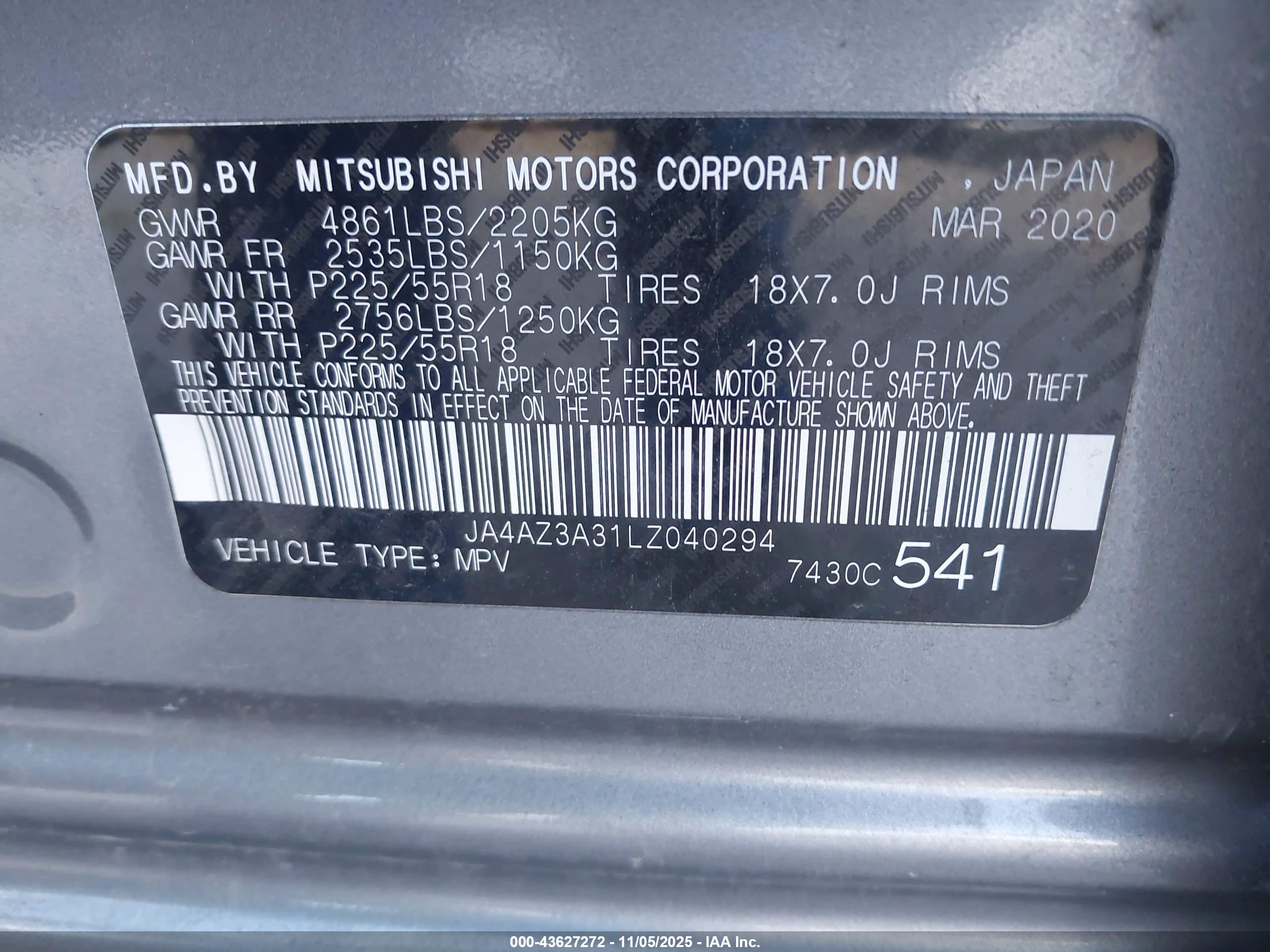 MITSUBISHI OUTLANDER image 9
