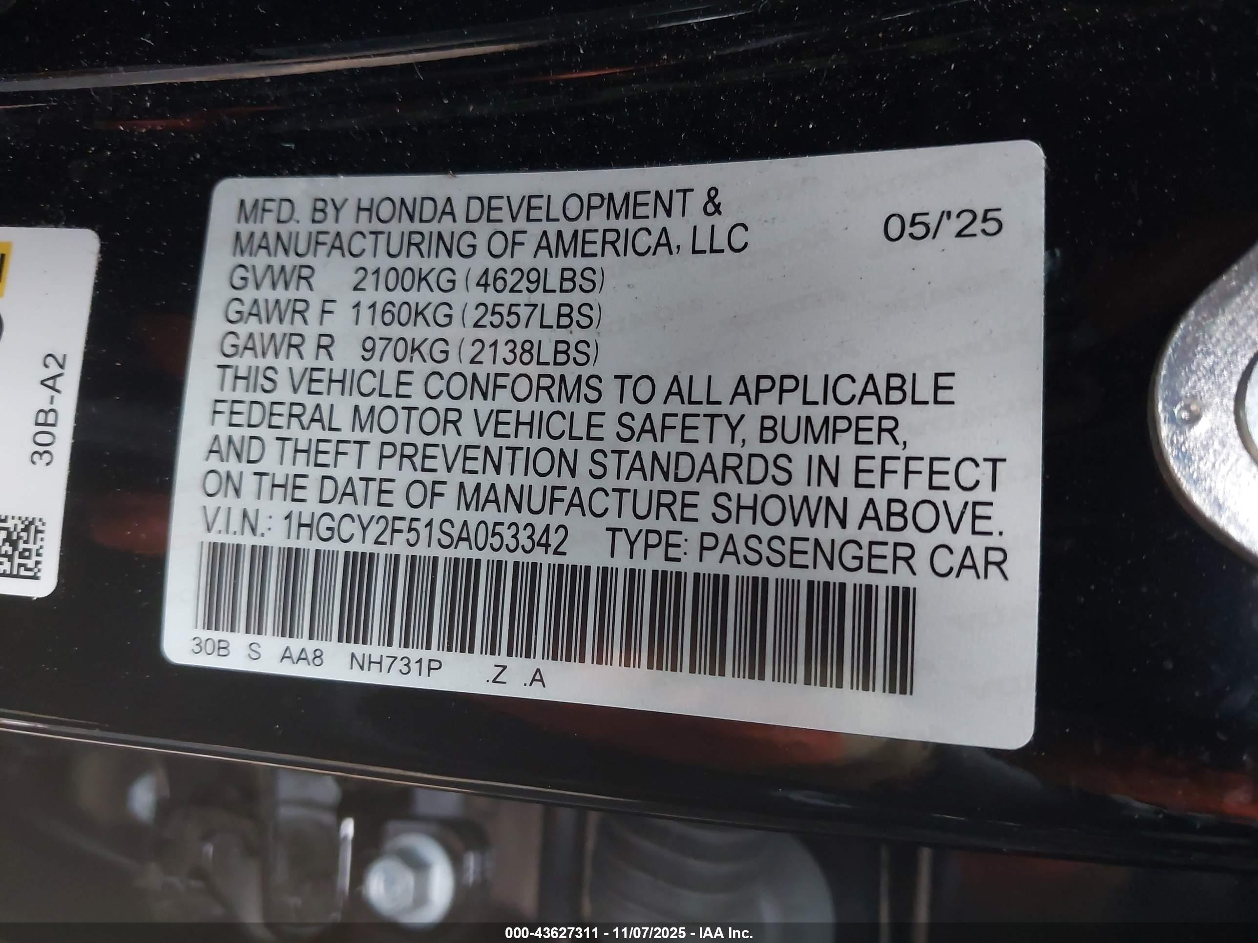 HONDA ACCORD image 9
