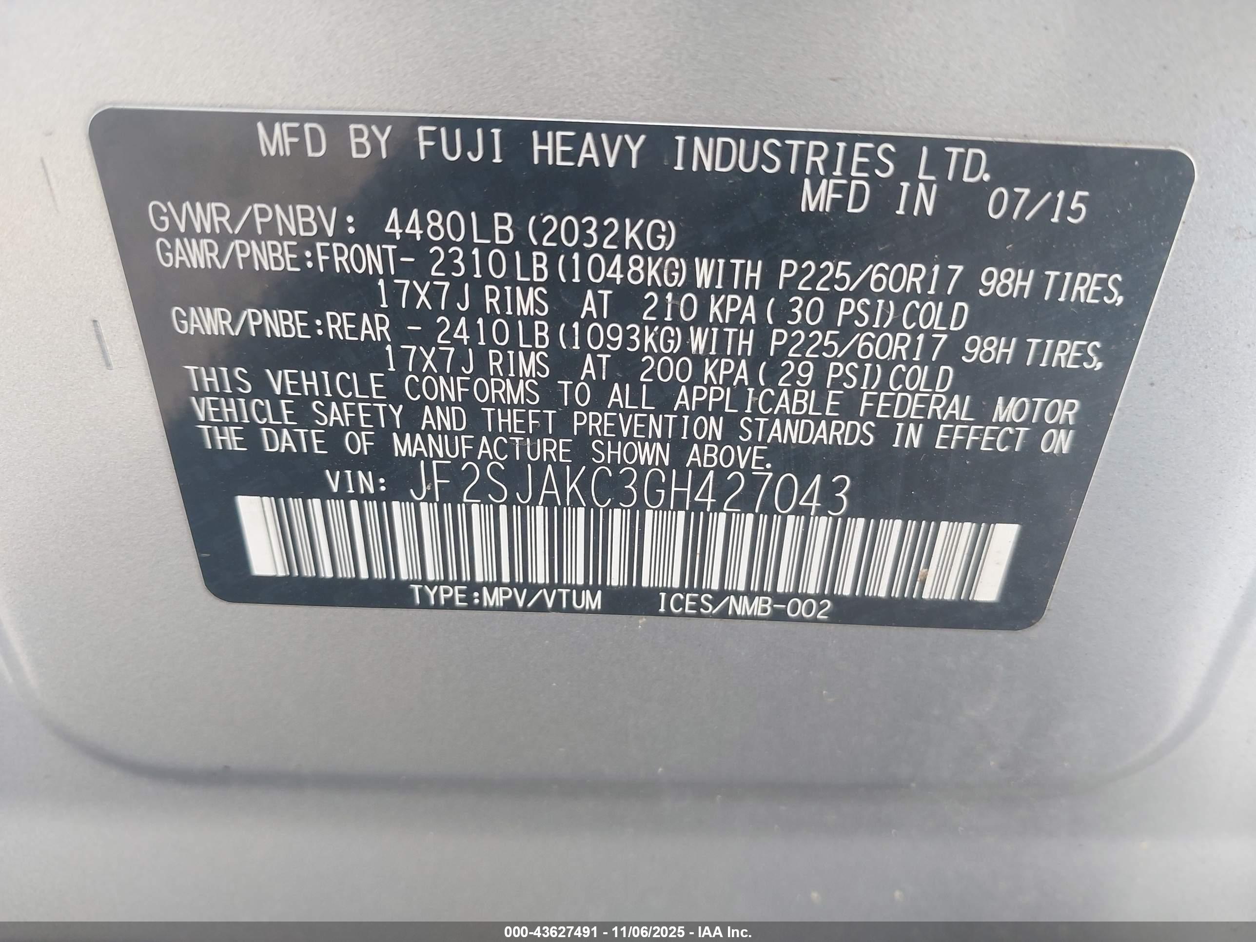 SUBARU FORESTER image 9