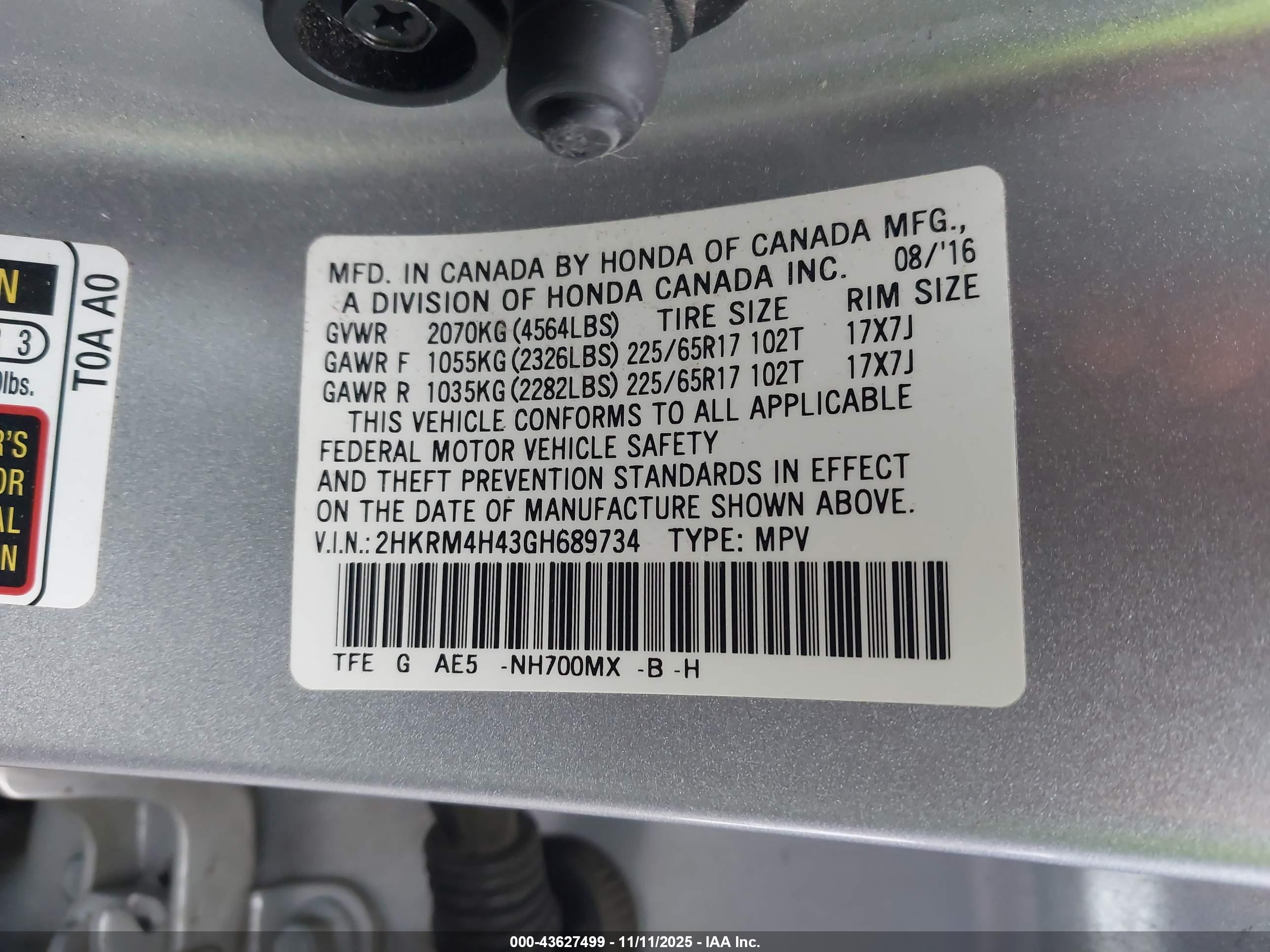 HONDA CR-V image 9