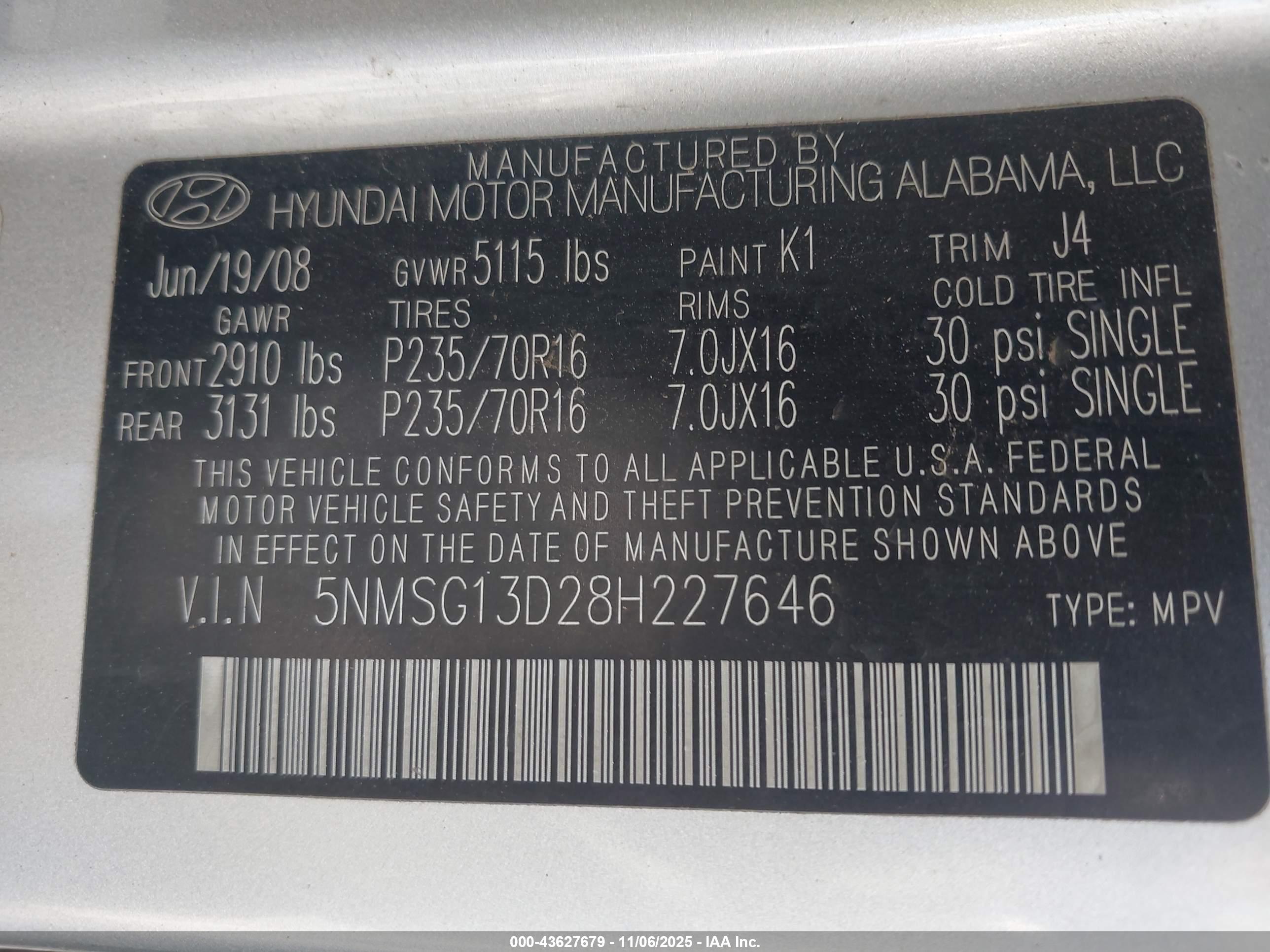 HYUNDAI SANTA image 9