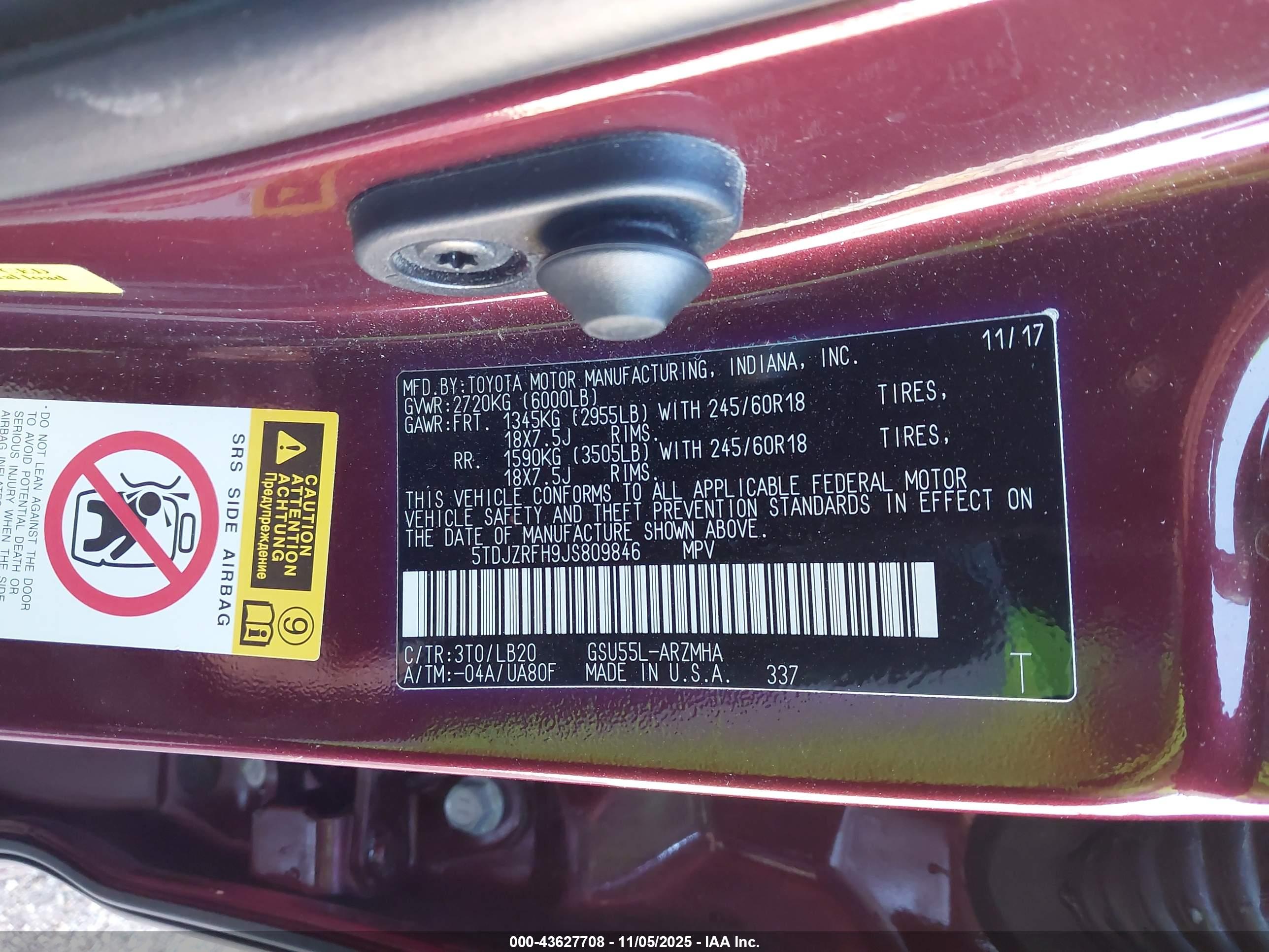 TOYOTA HIGHLANDER image 9