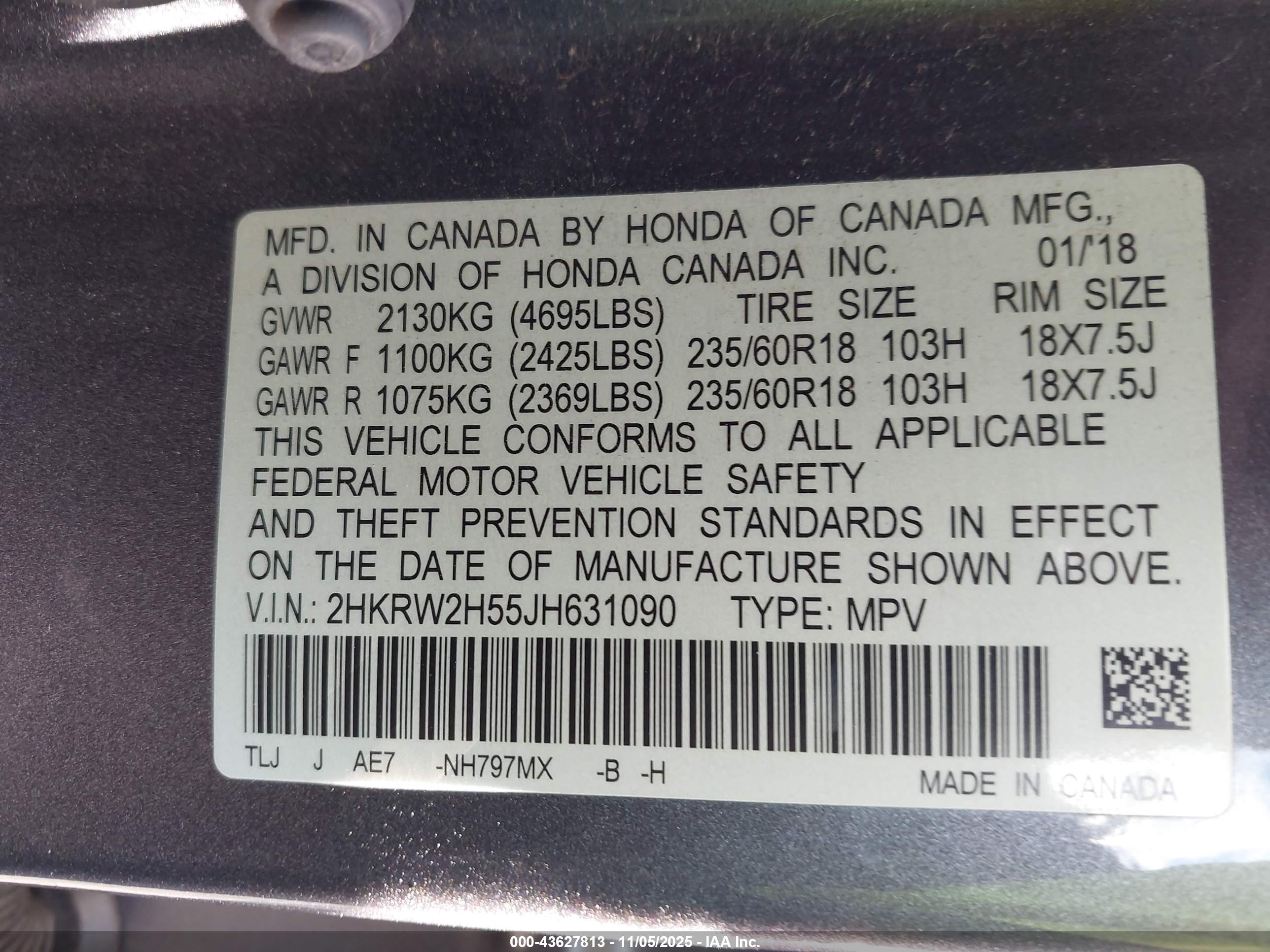 HONDA CR-V image 9