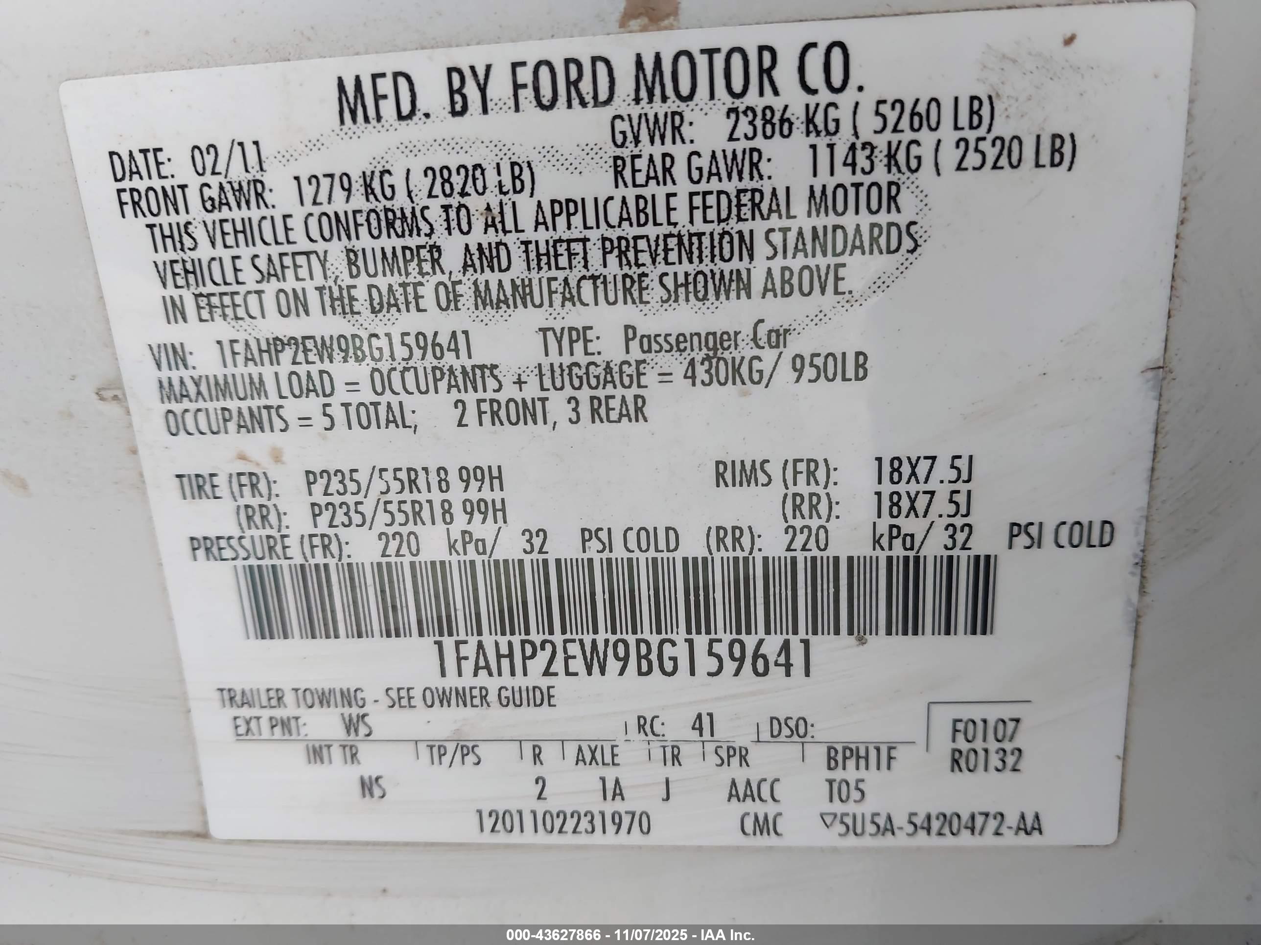 FORD TAURUS image 9