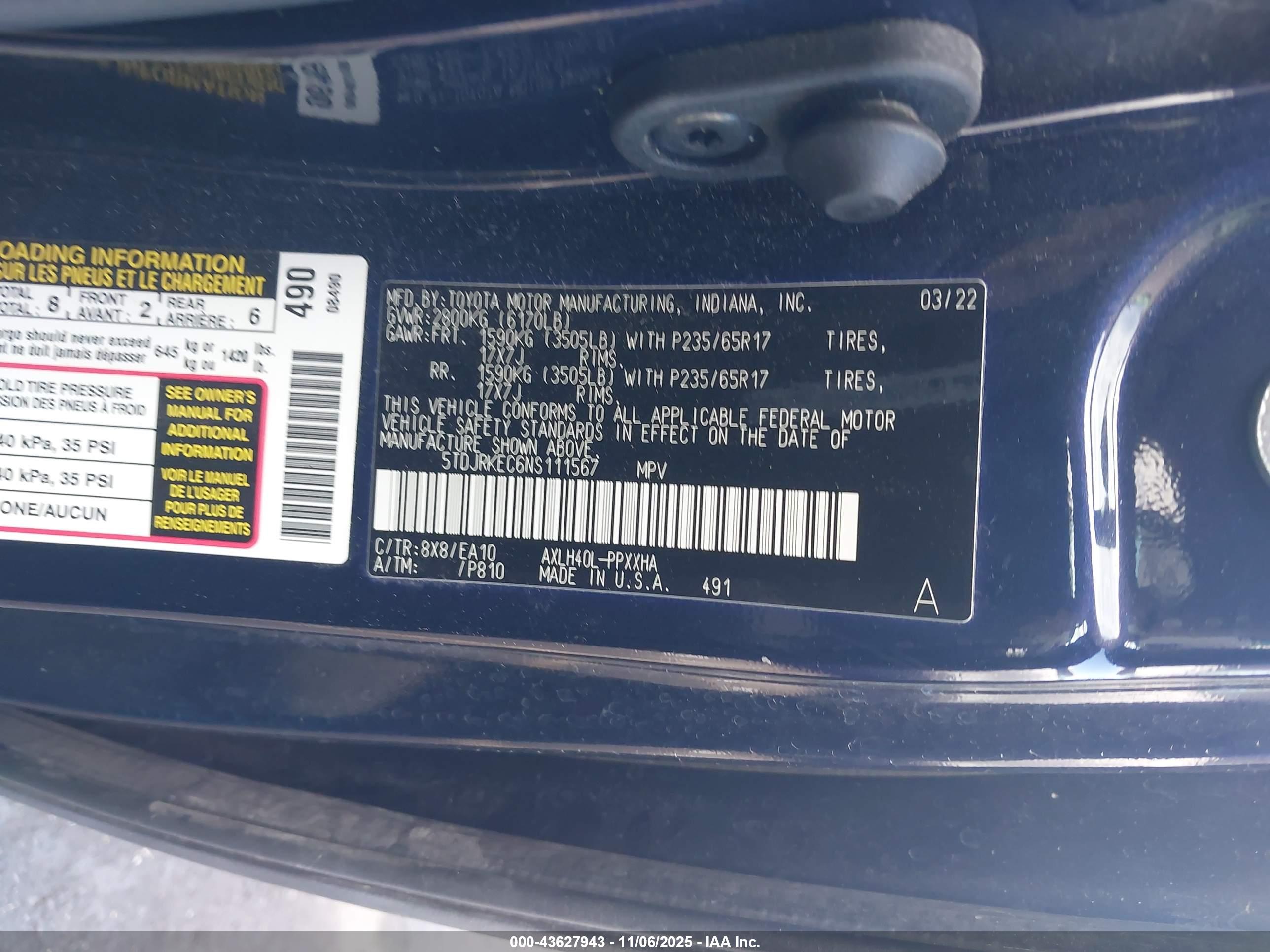 TOYOTA SIENNA image 9