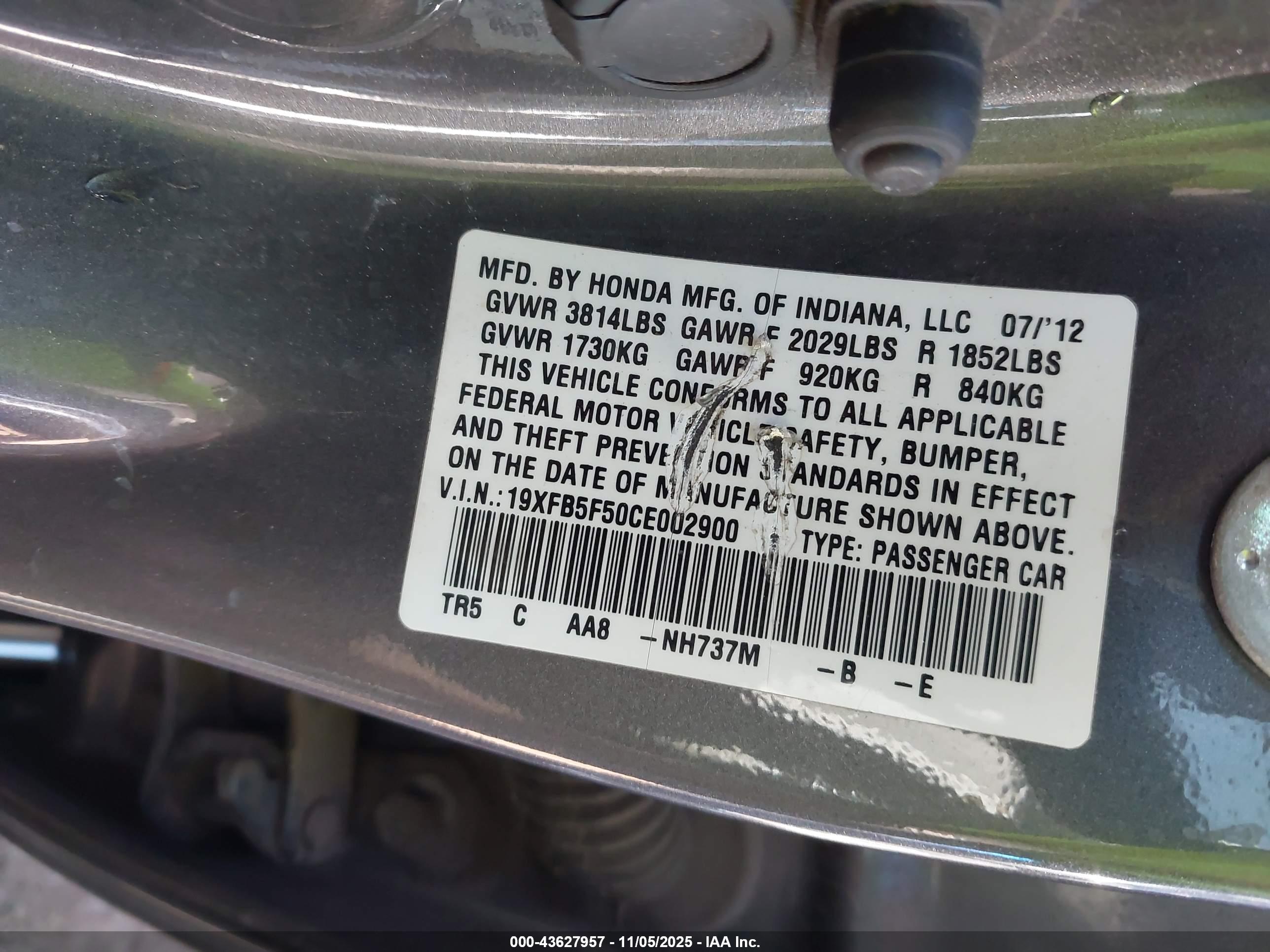 HONDA CIVIC image 9