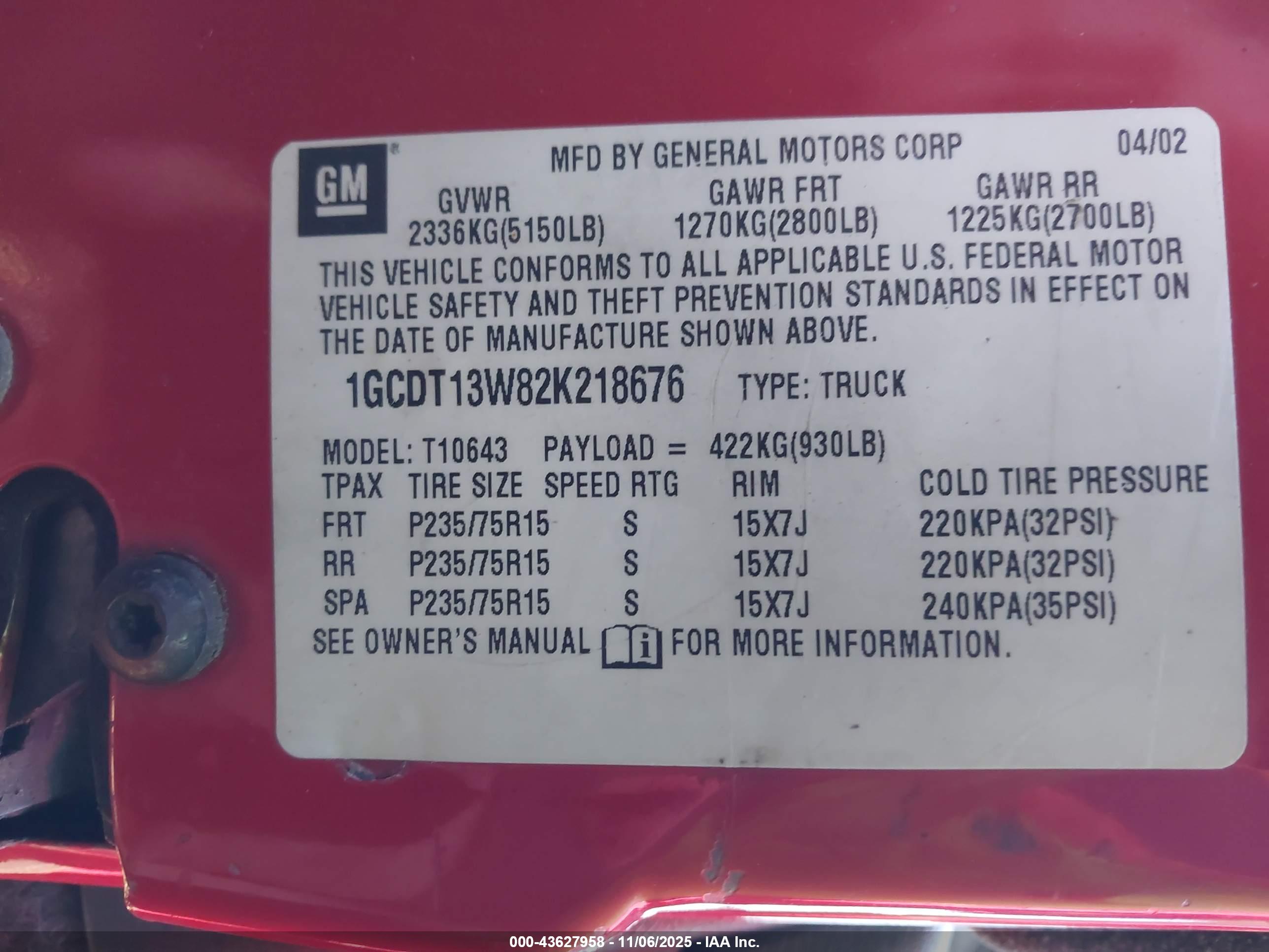 CHEVROLET S-10 image 9