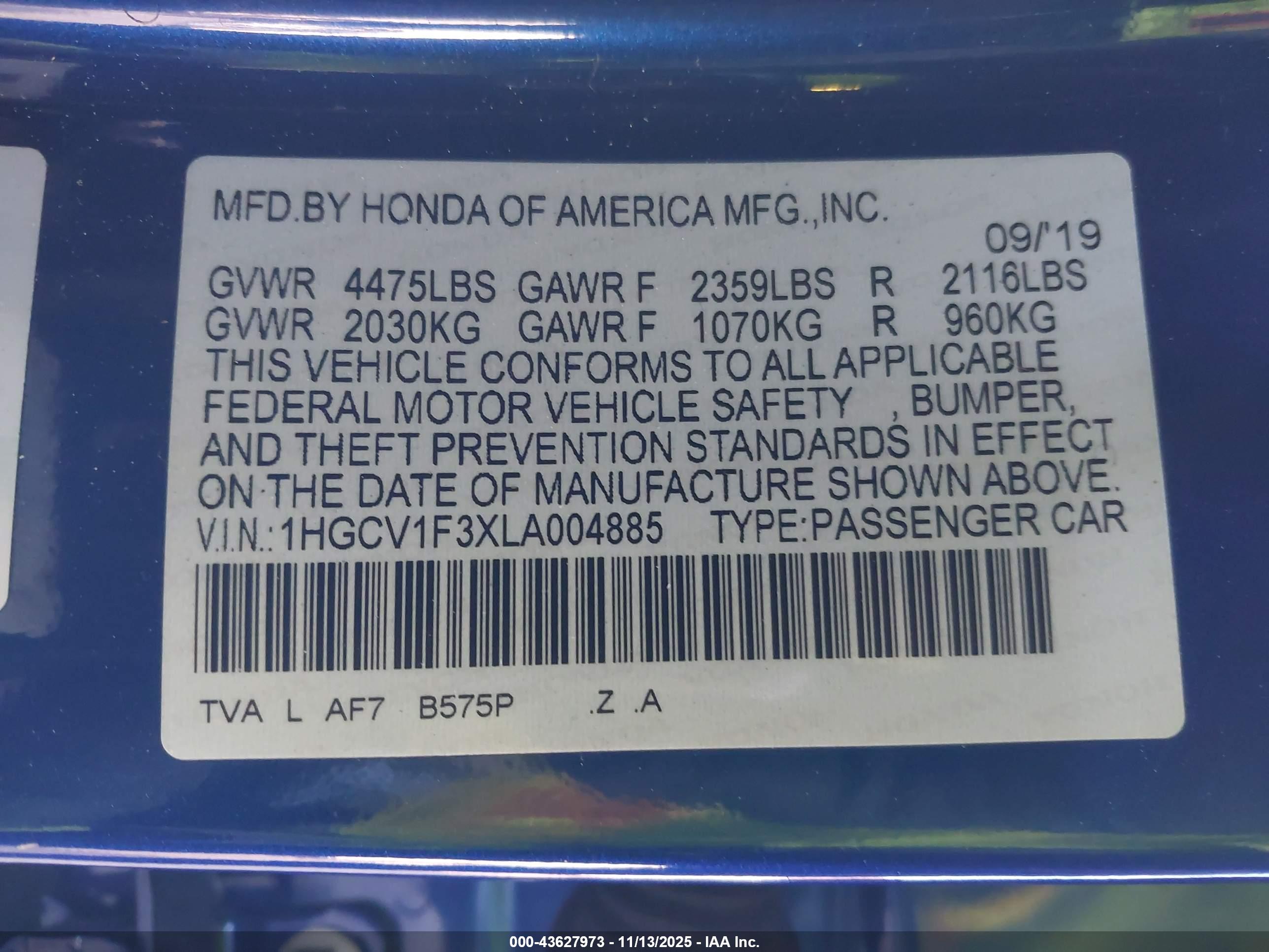 HONDA ACCORD image 9