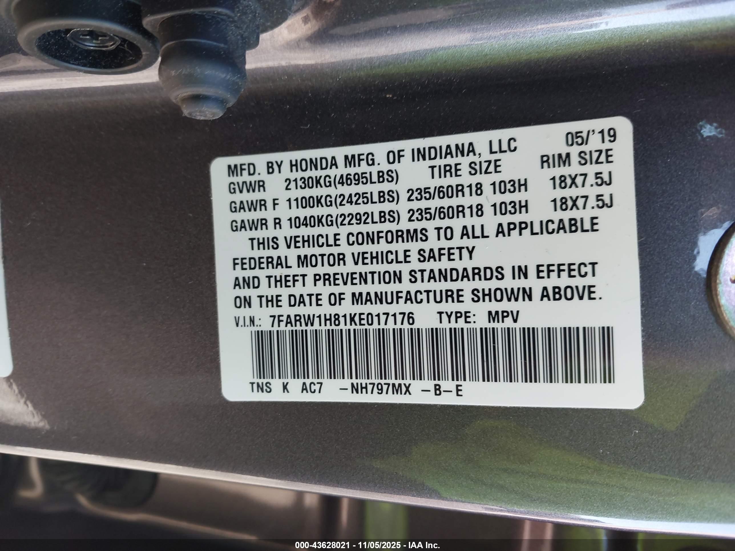 HONDA CR-V image 9