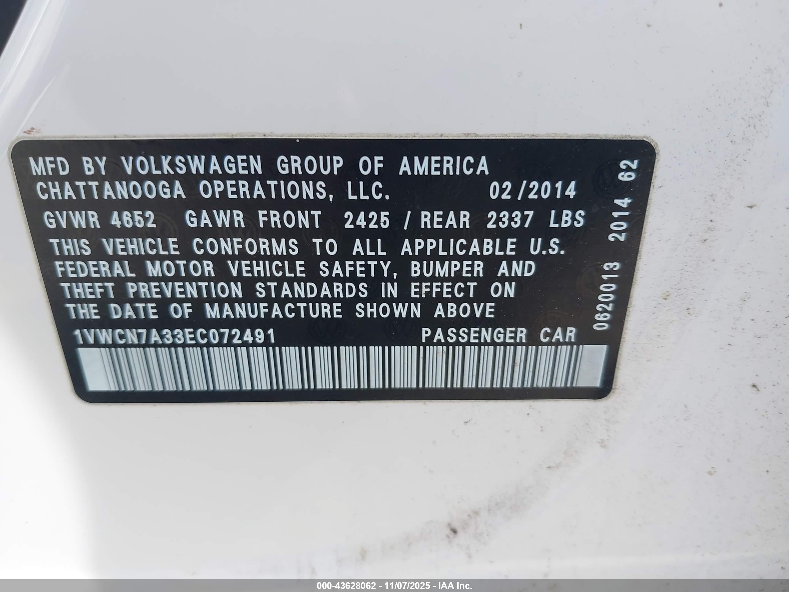 VOLKSWAGEN PASSAT image 9