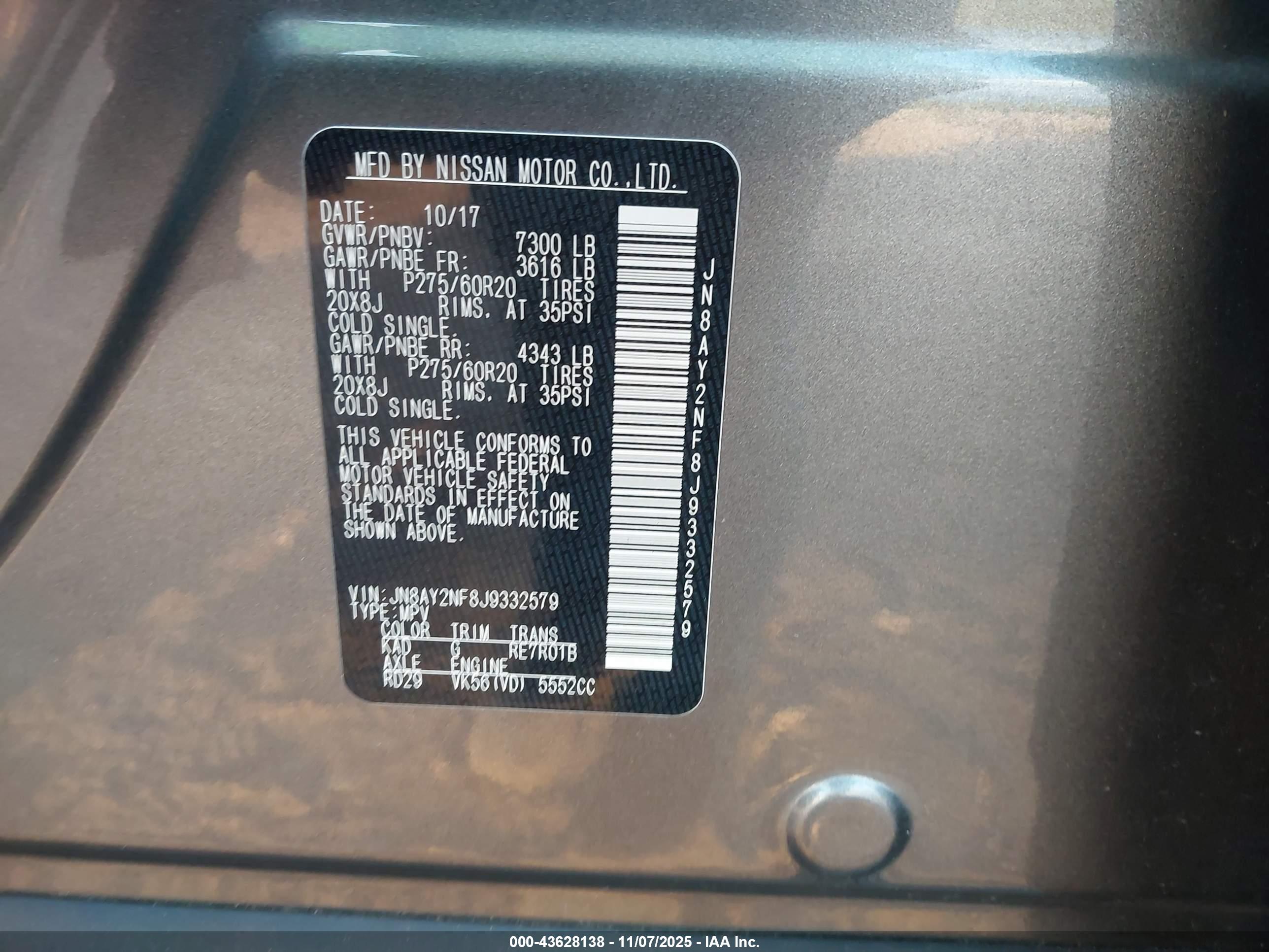 NISSAN ARMADA image 9