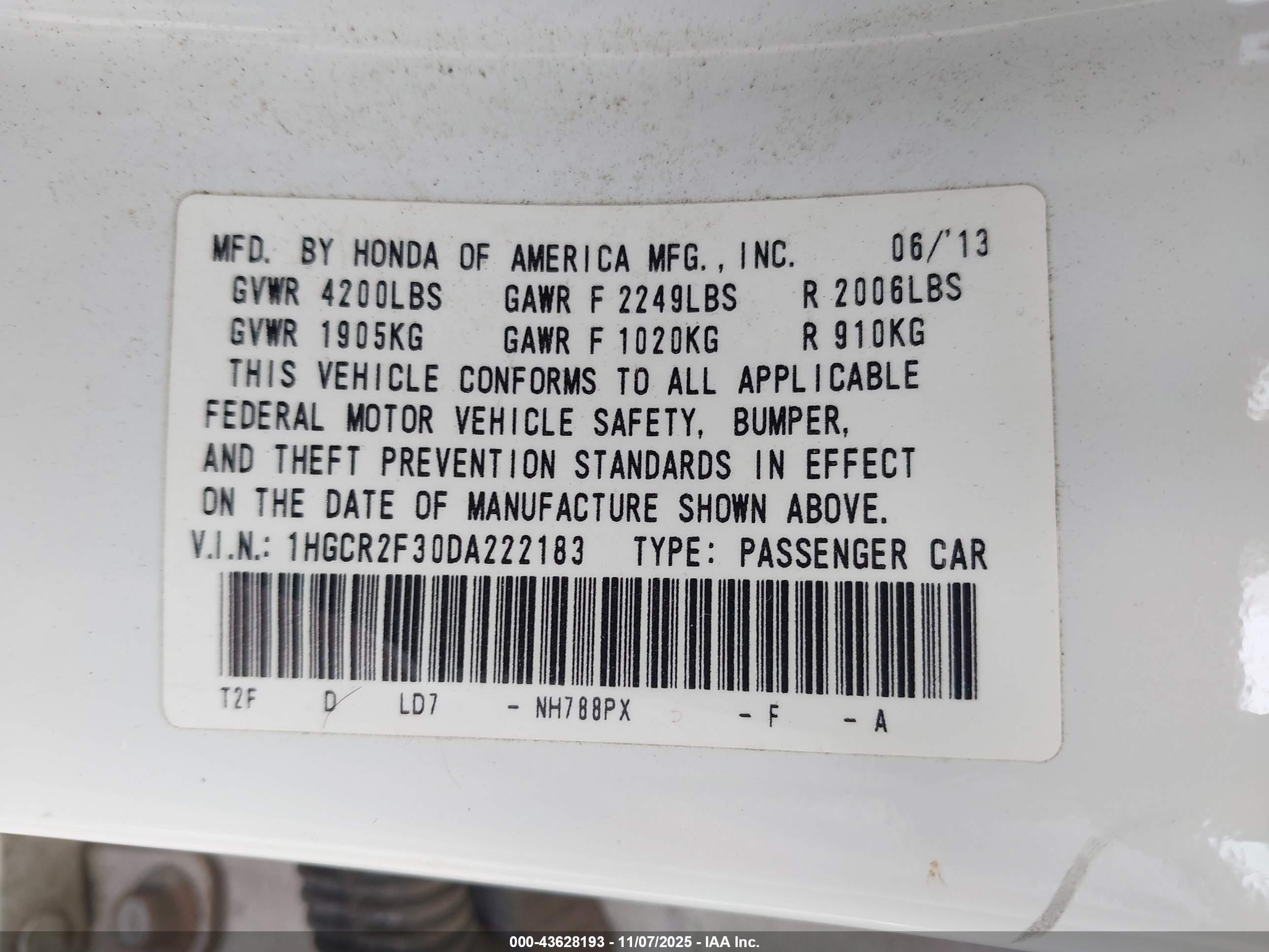 HONDA ACCORD image 9