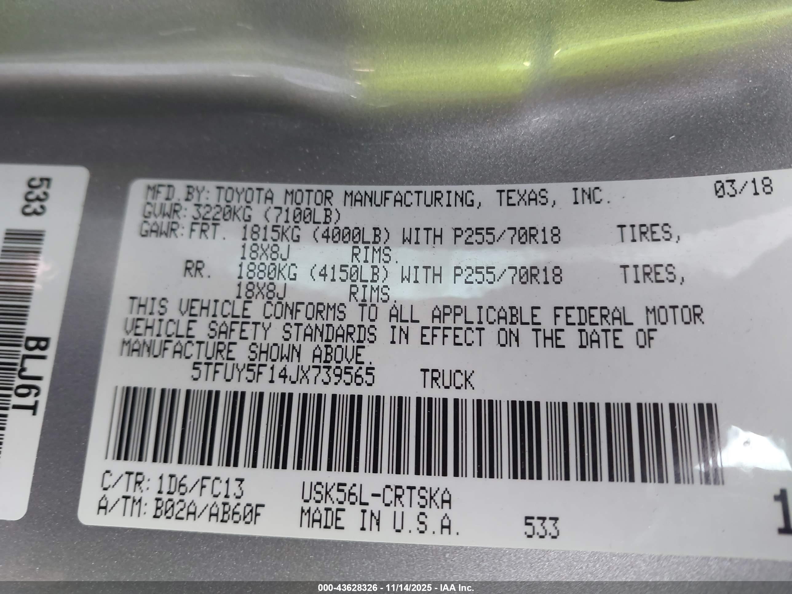 TOYOTA TUNDRA image 9