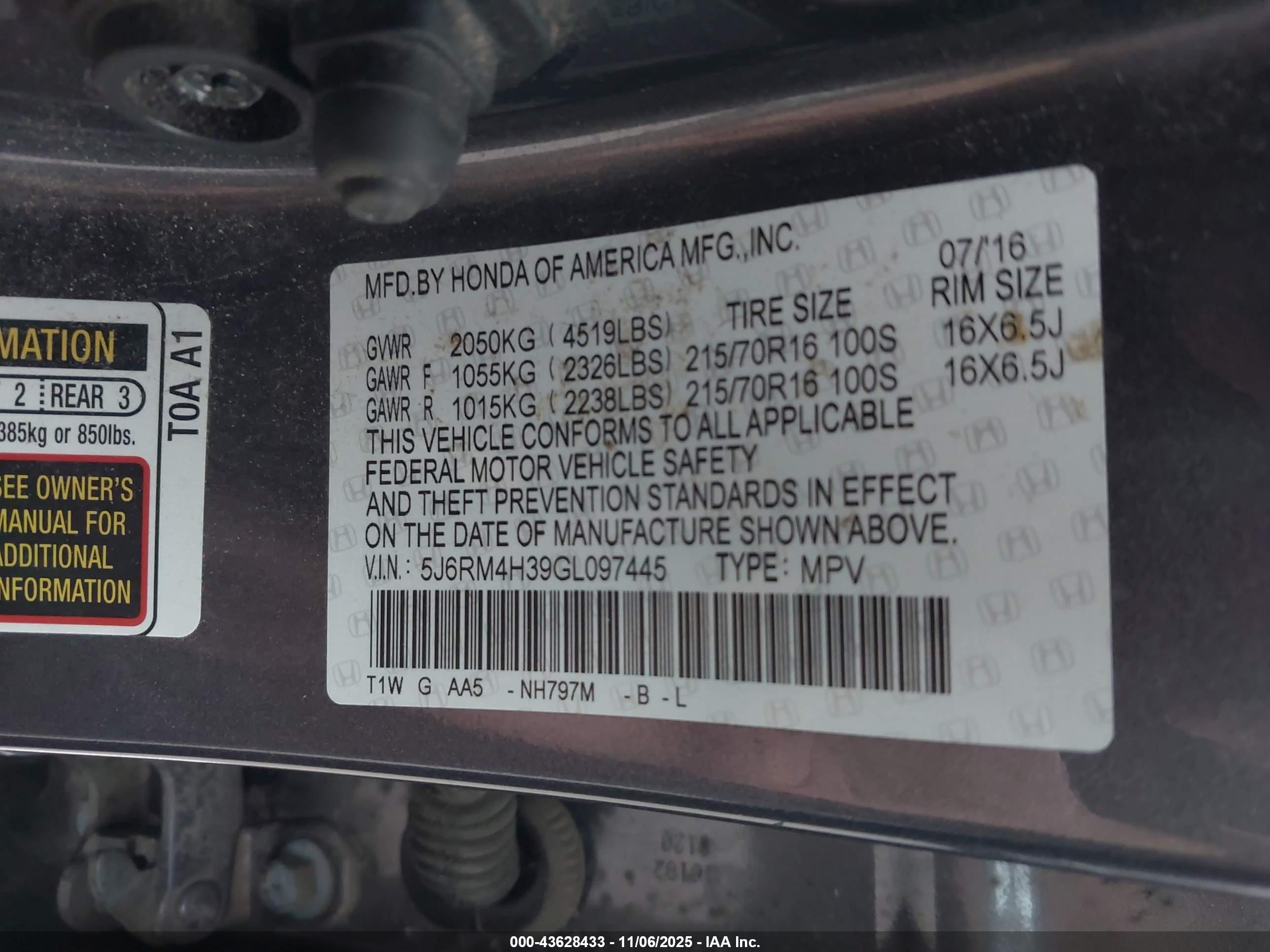 HONDA CR-V image 9