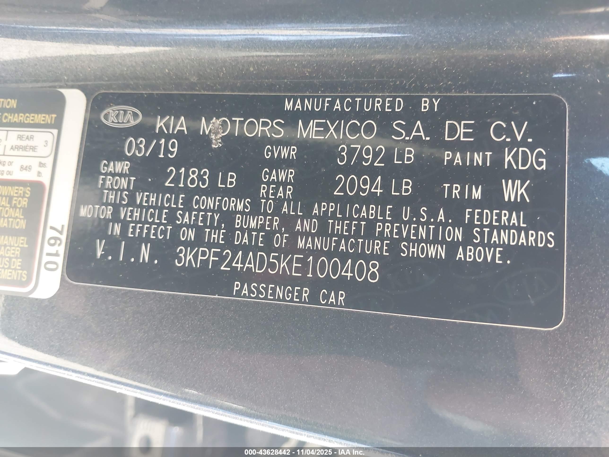 KIA FORTE image 9