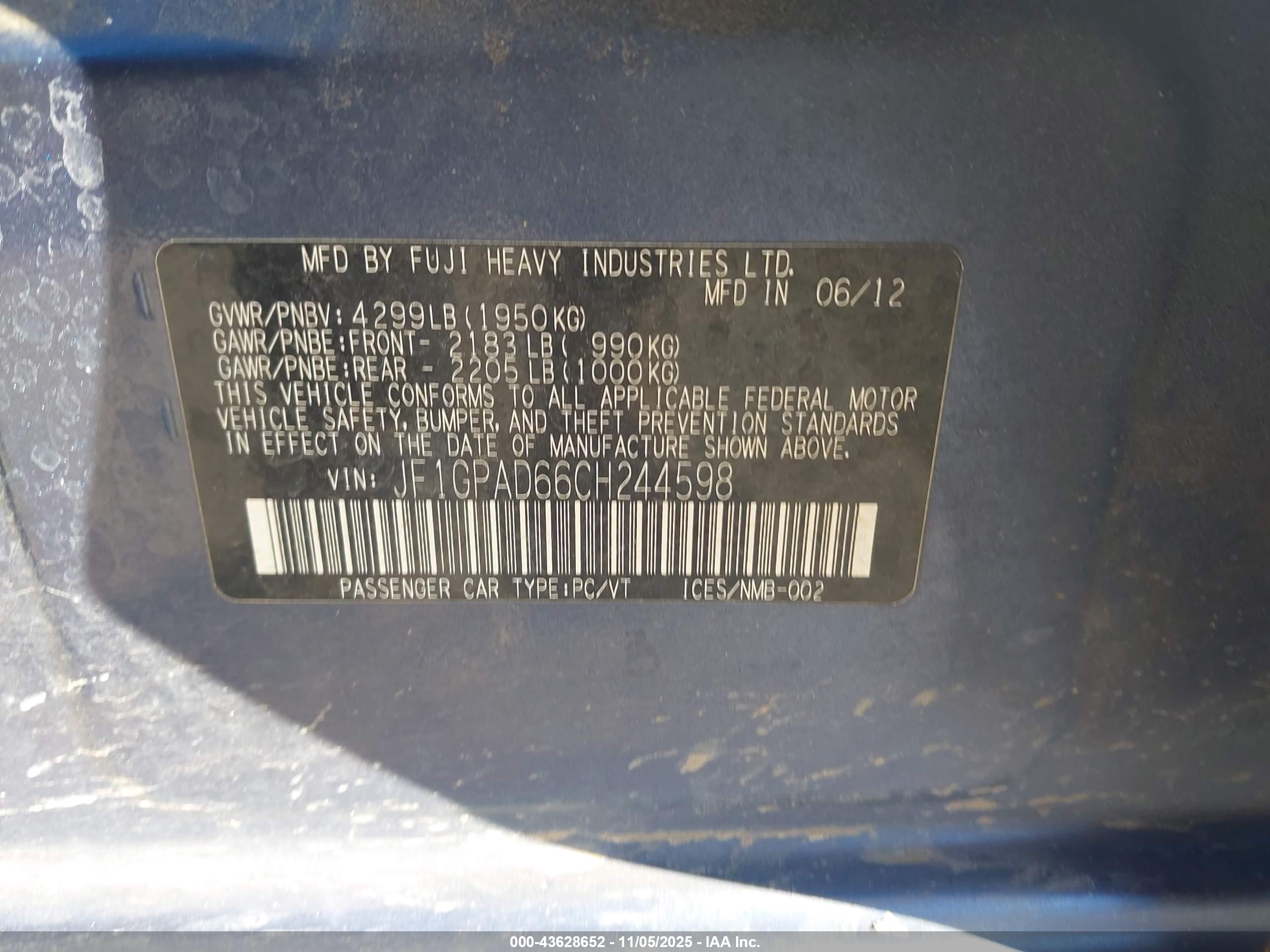 SUBARU IMPREZA image 9