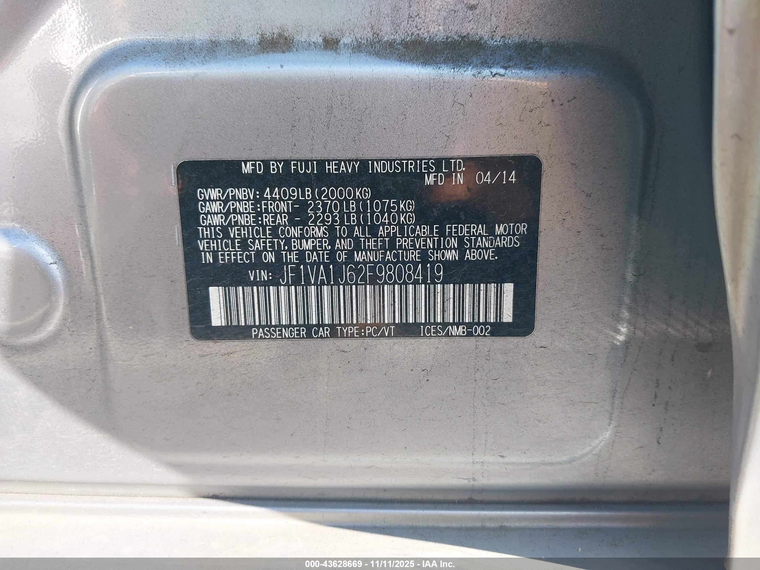 SUBARU WRX image 9