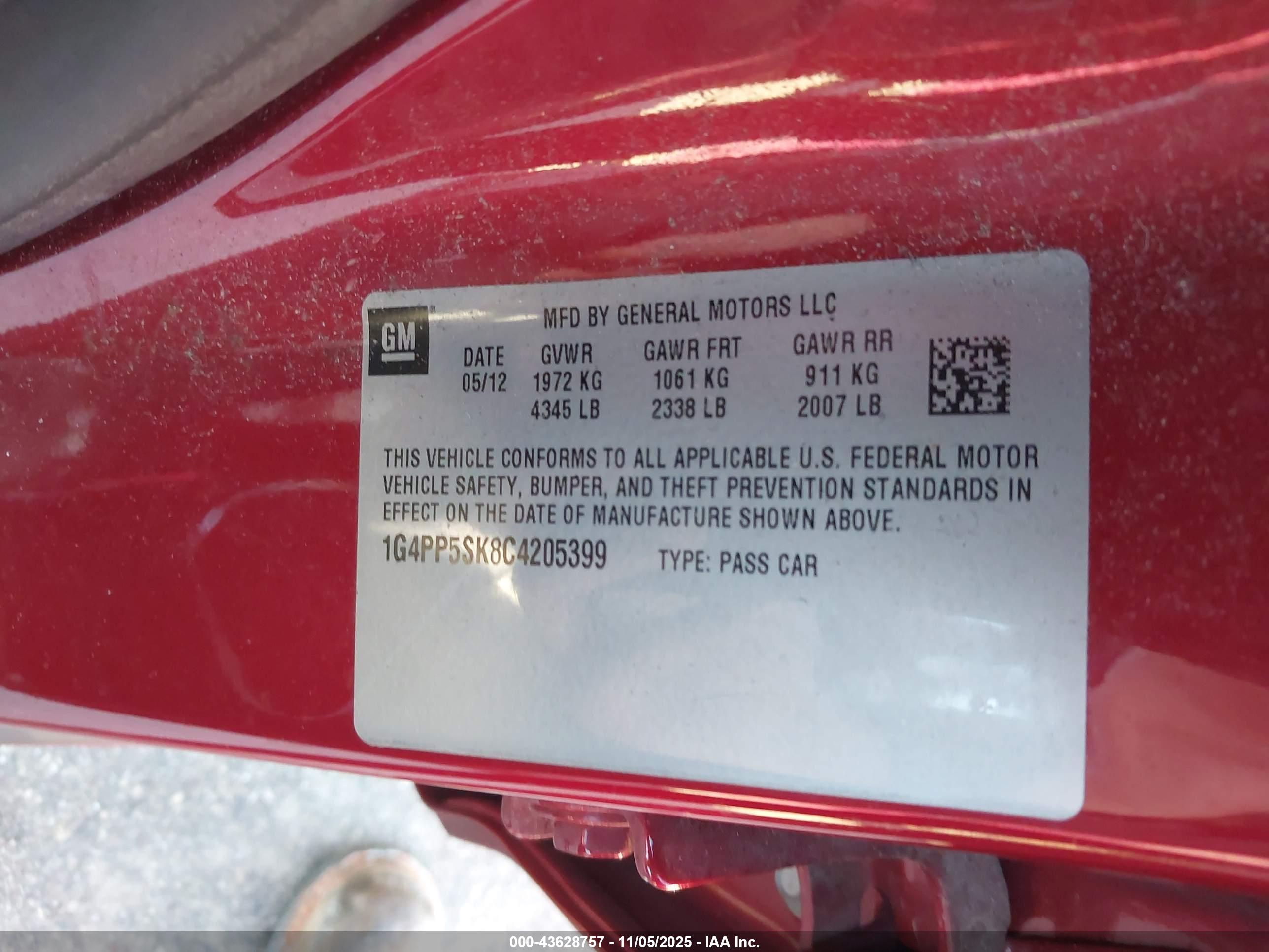 BUICK VERANO image 9