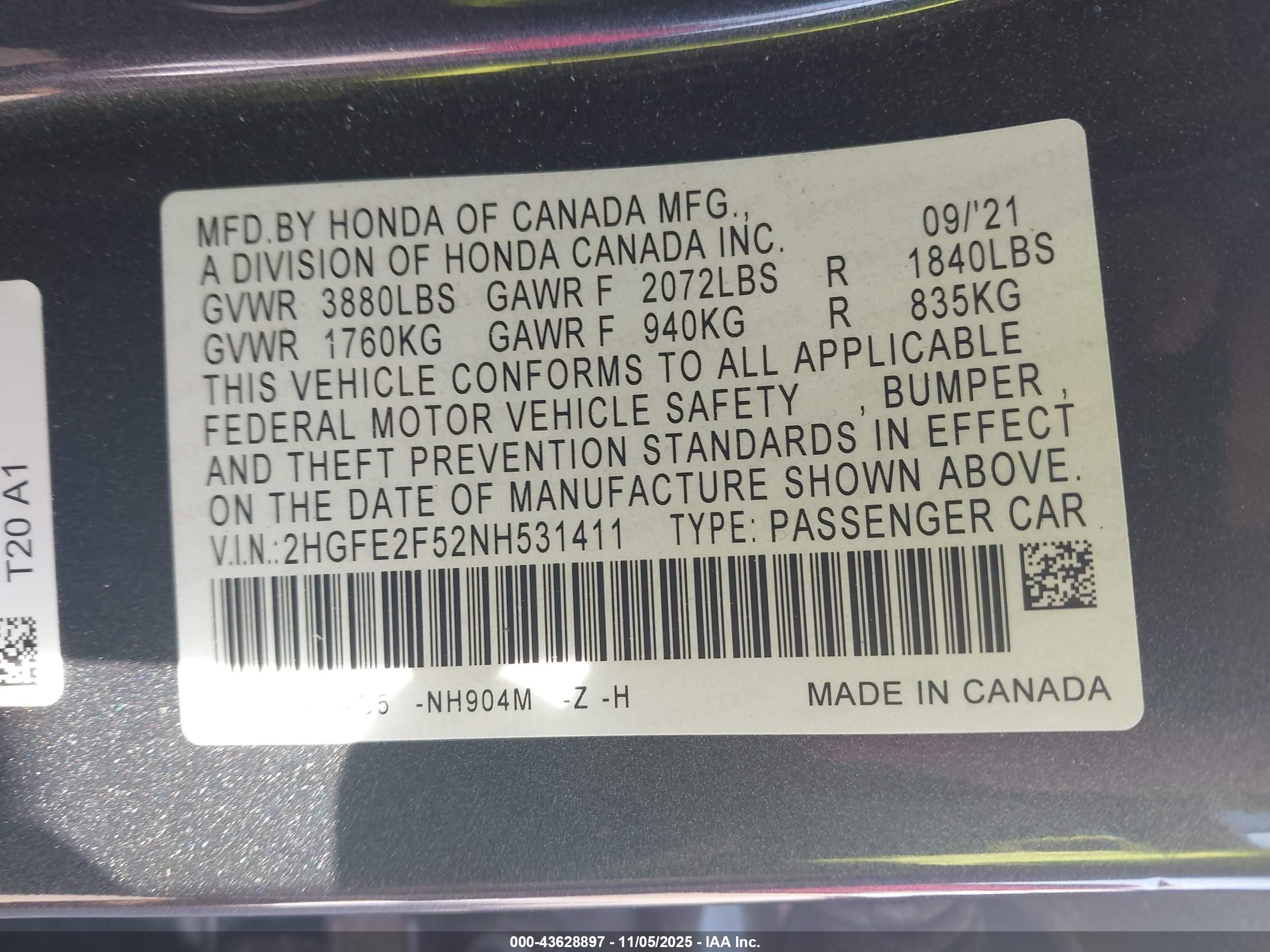 HONDA CIVIC image 9