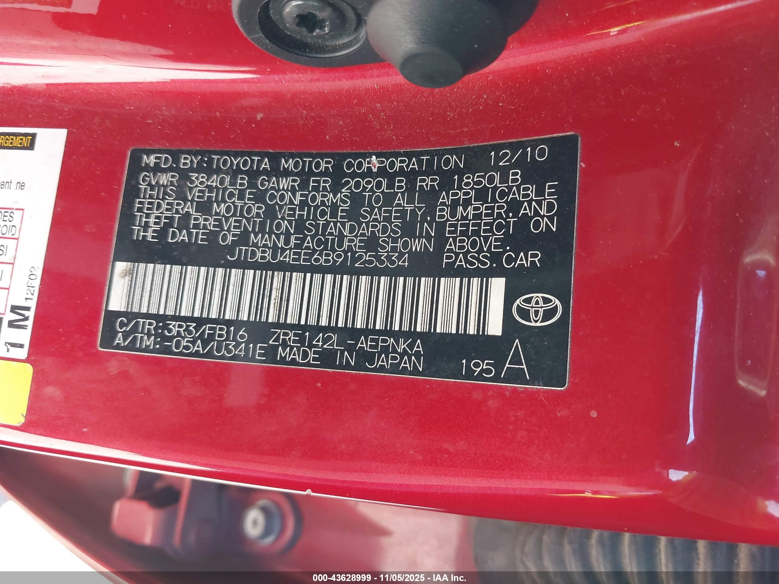 TOYOTA COROLLA image 9