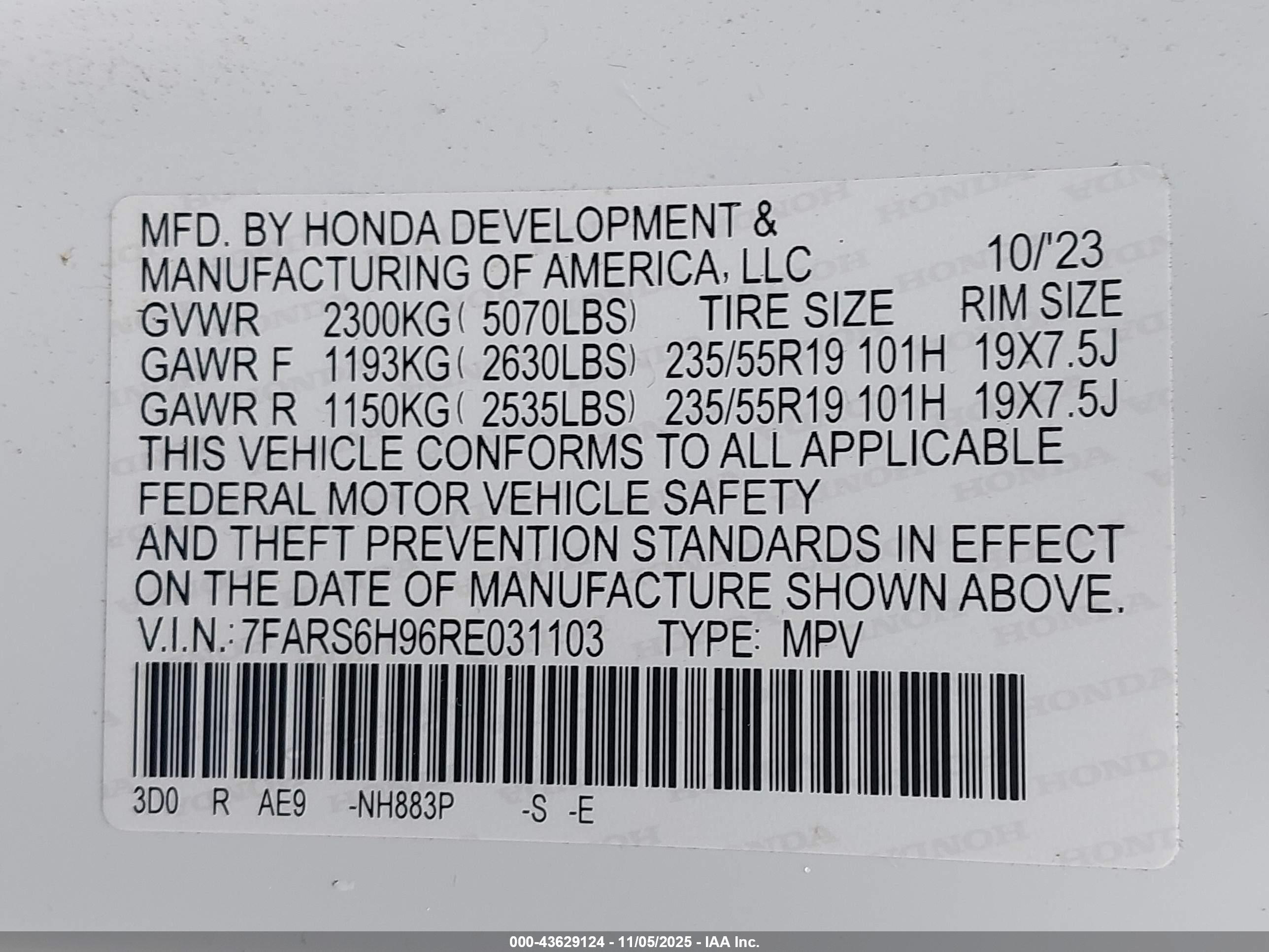 HONDA CR-V image 9