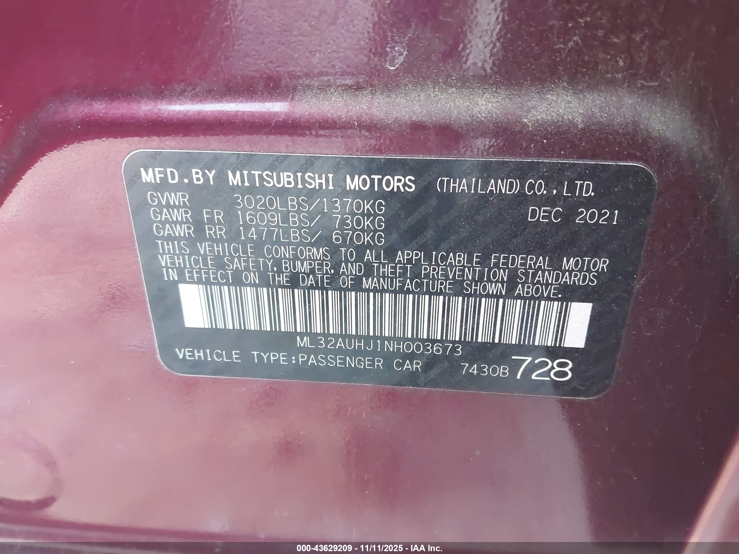 MITSUBISHI MIRAGE image 9