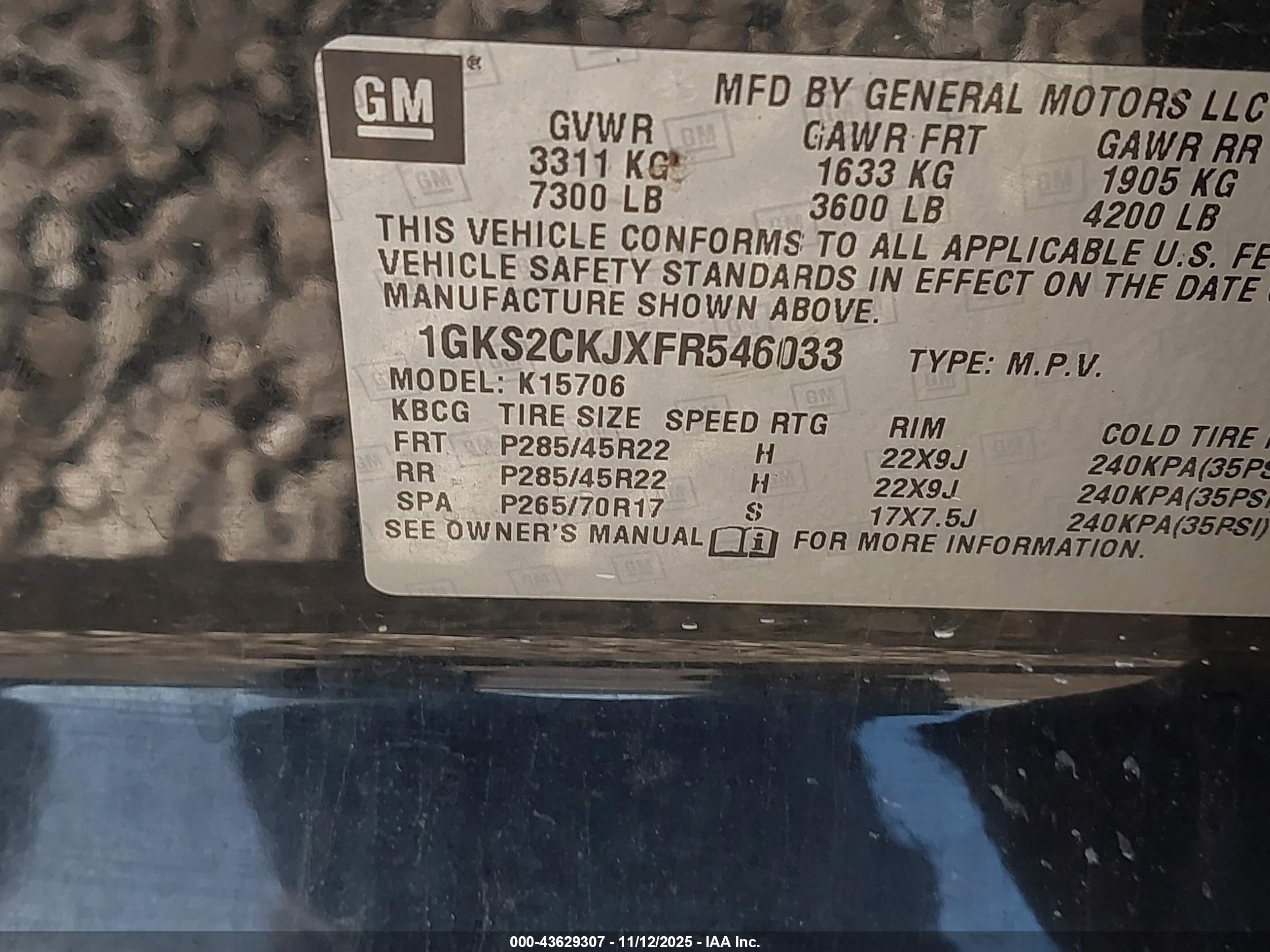 GMC YUKON image 9