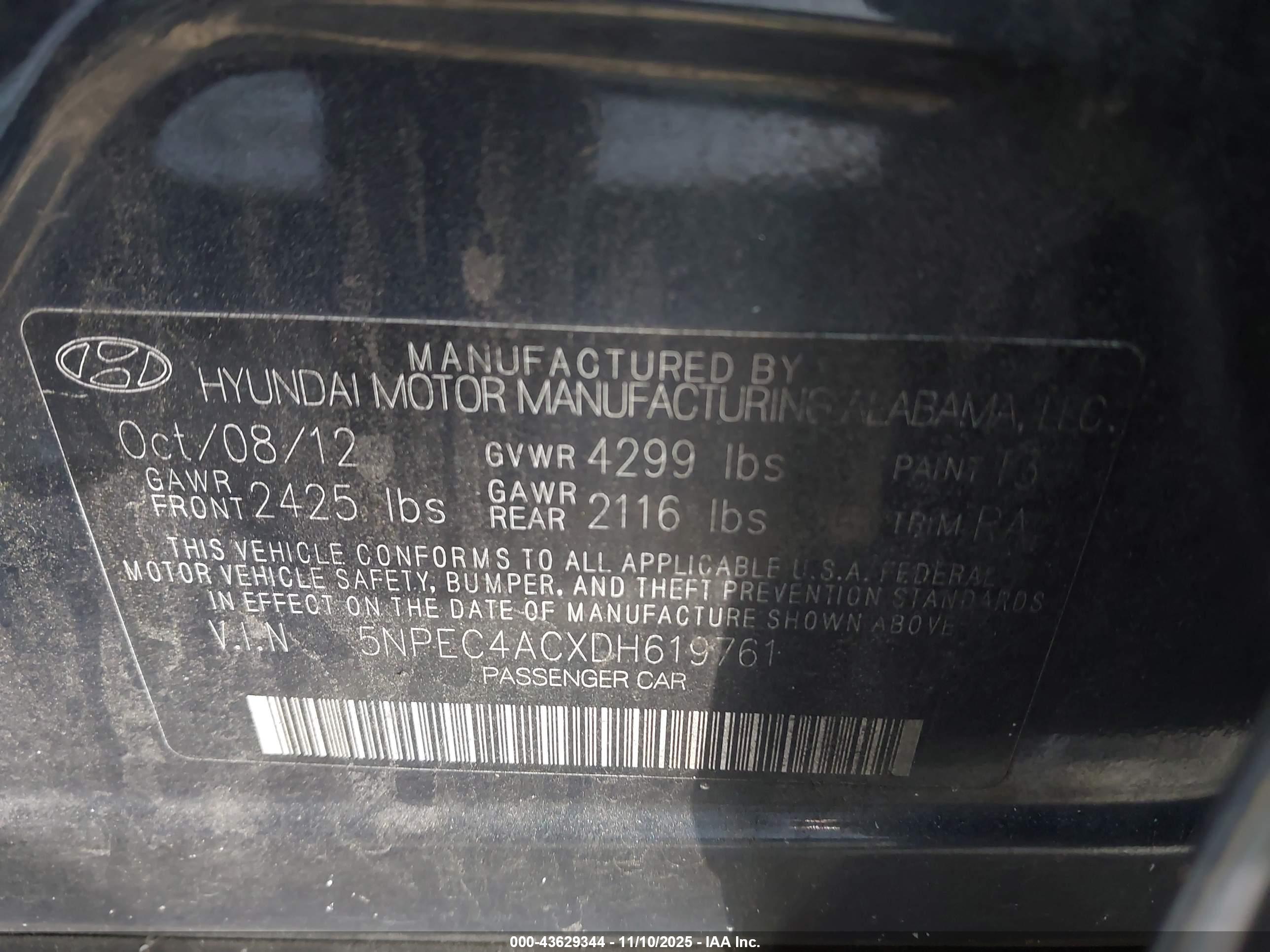 HYUNDAI SONATA image 9