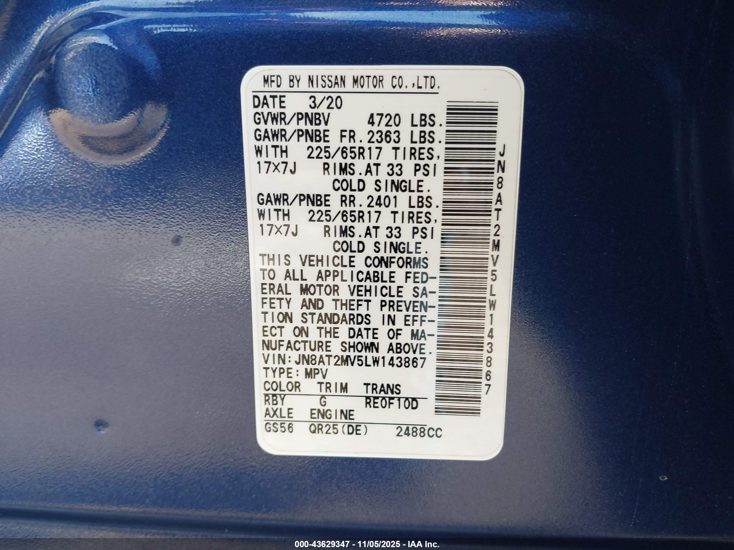 NISSAN ROGUE image 9