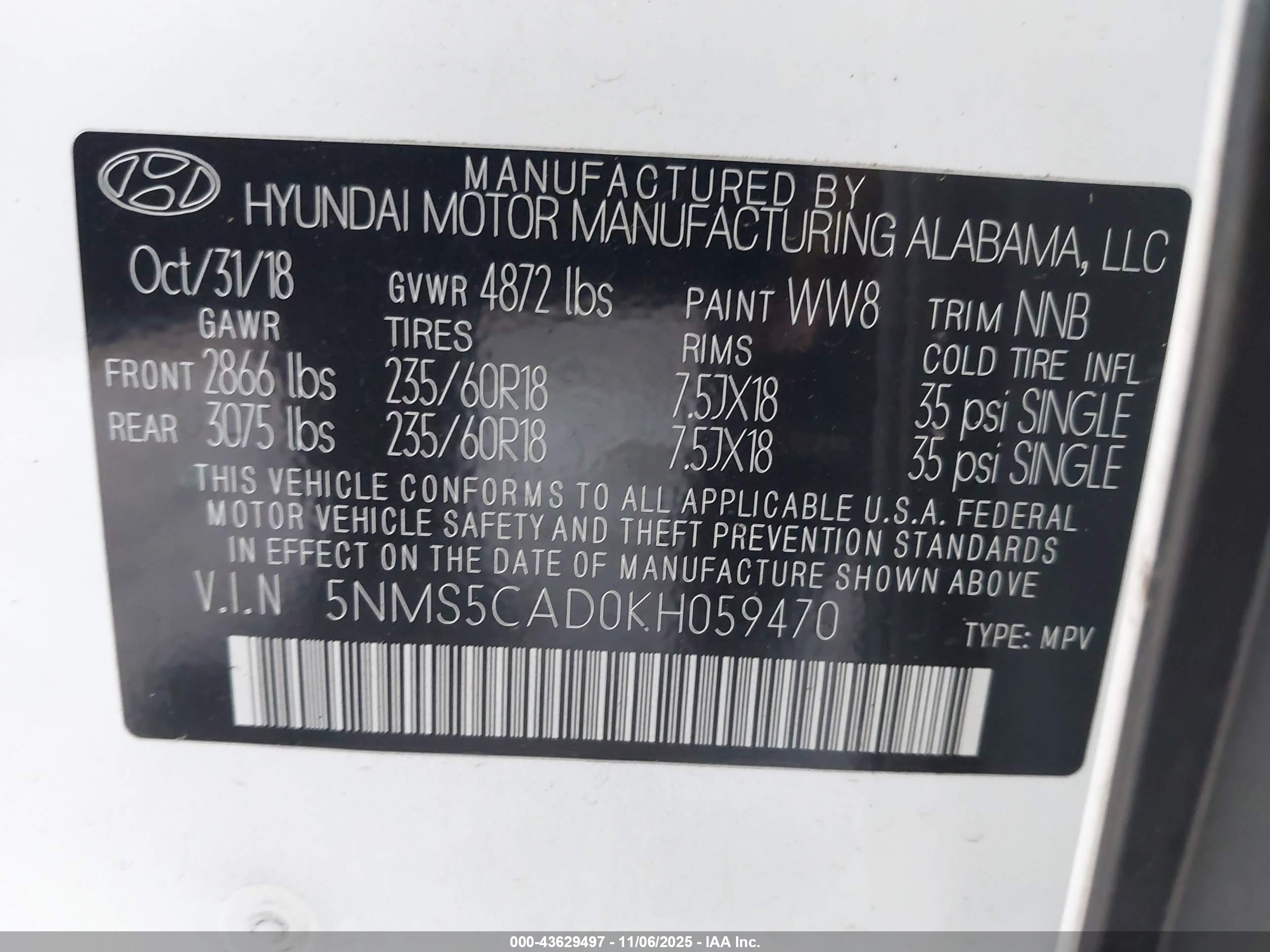 HYUNDAI SANTA image 9