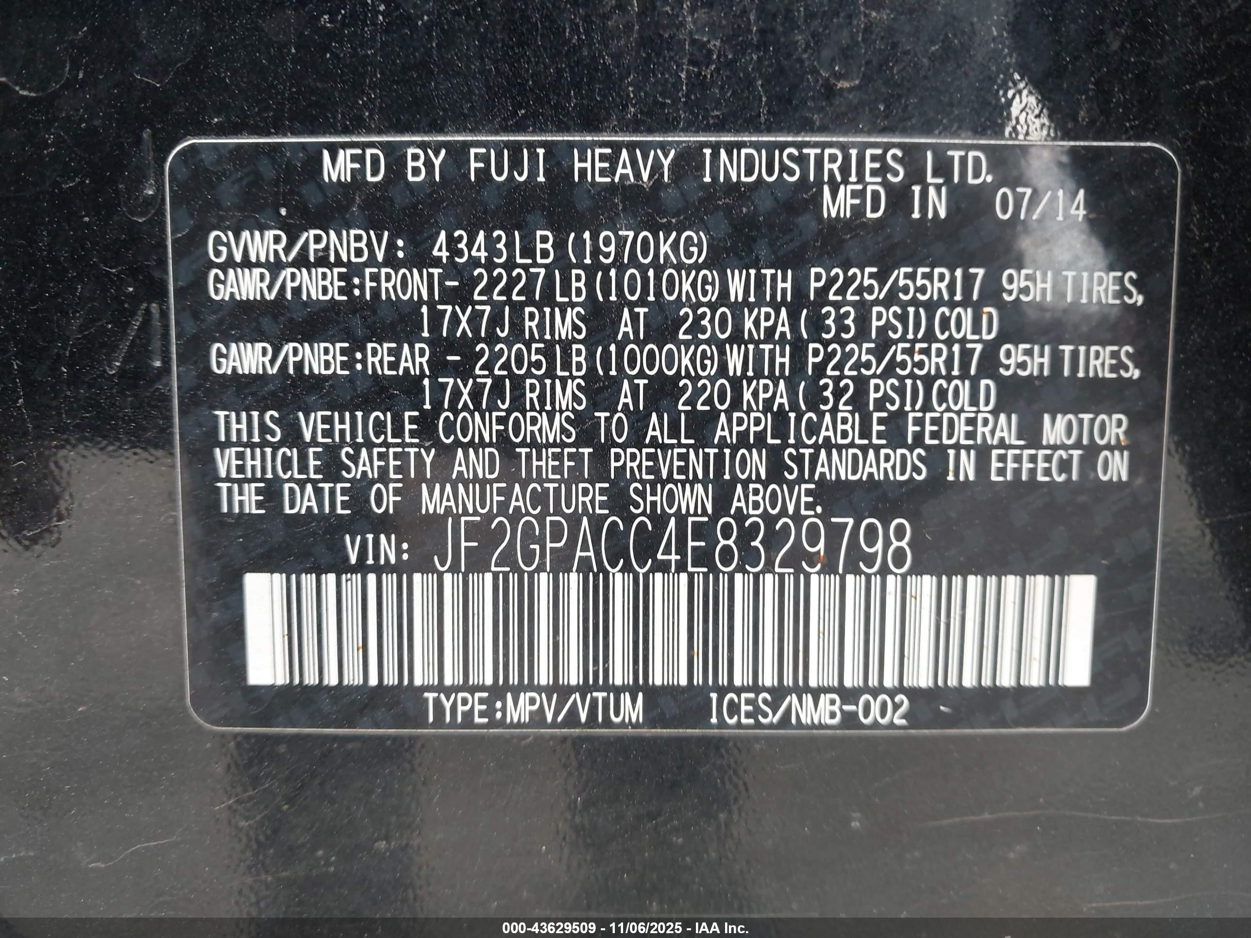SUBARU XV image 9
