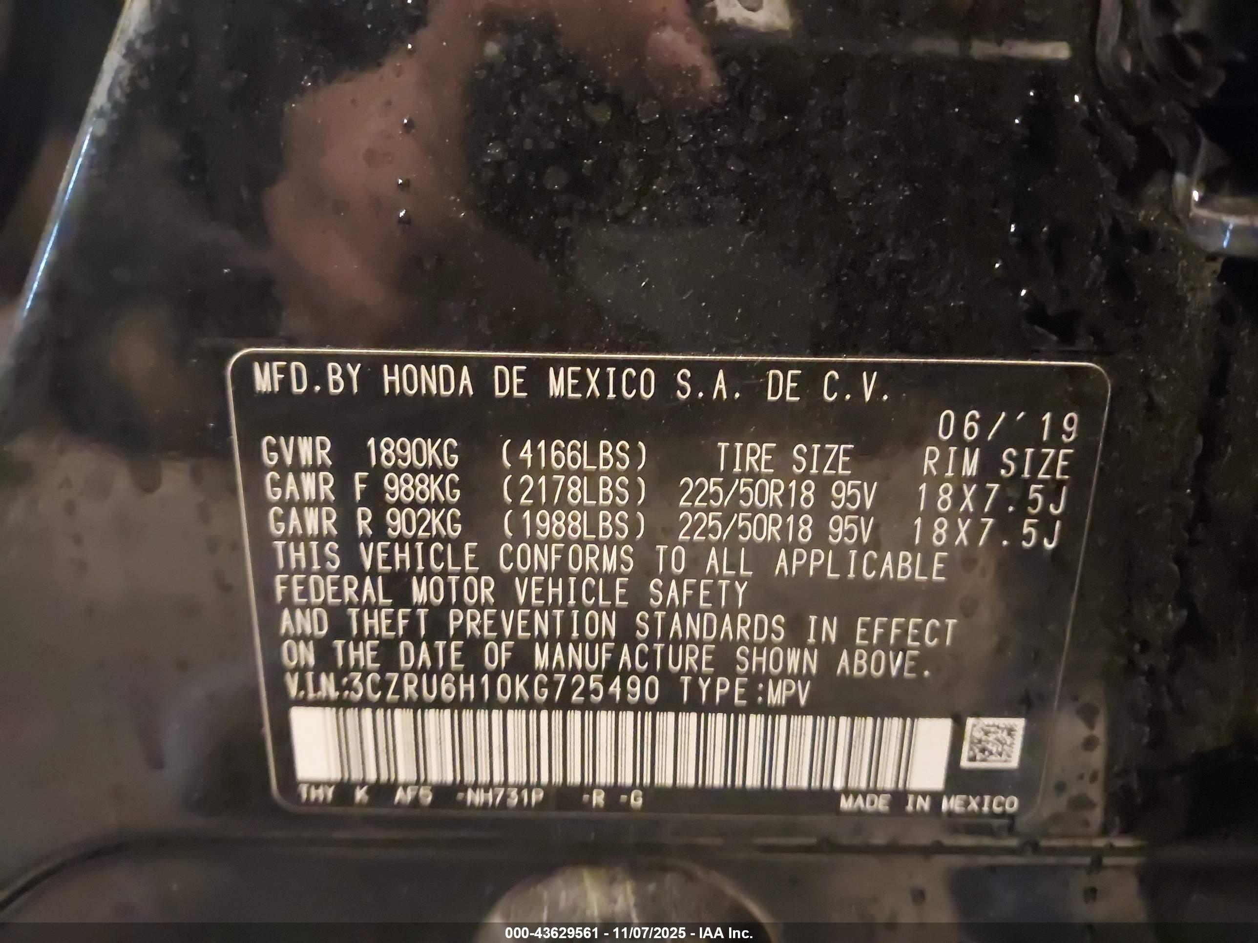 HONDA HR-V image 9