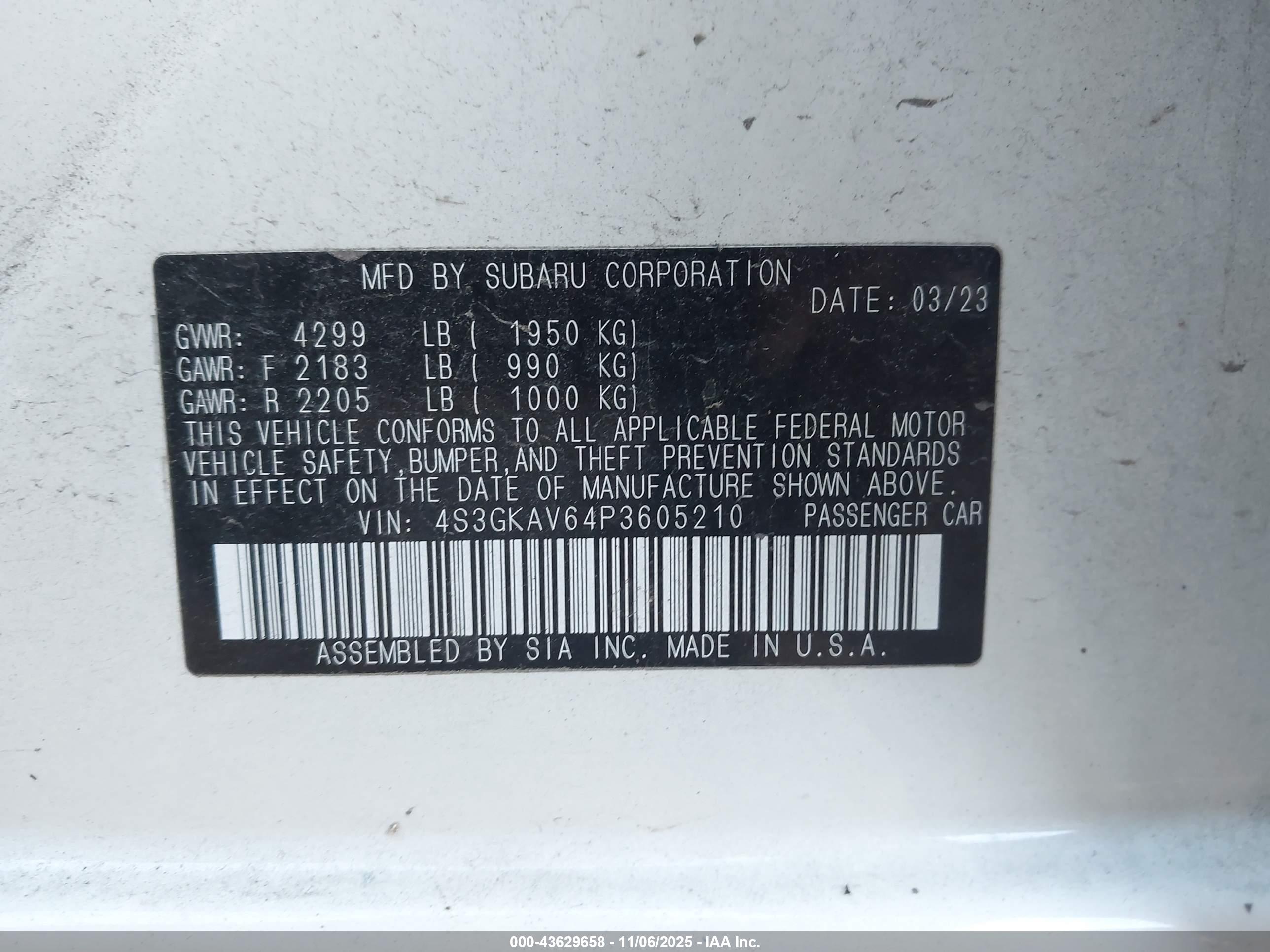 SUBARU IMPREZA image 9