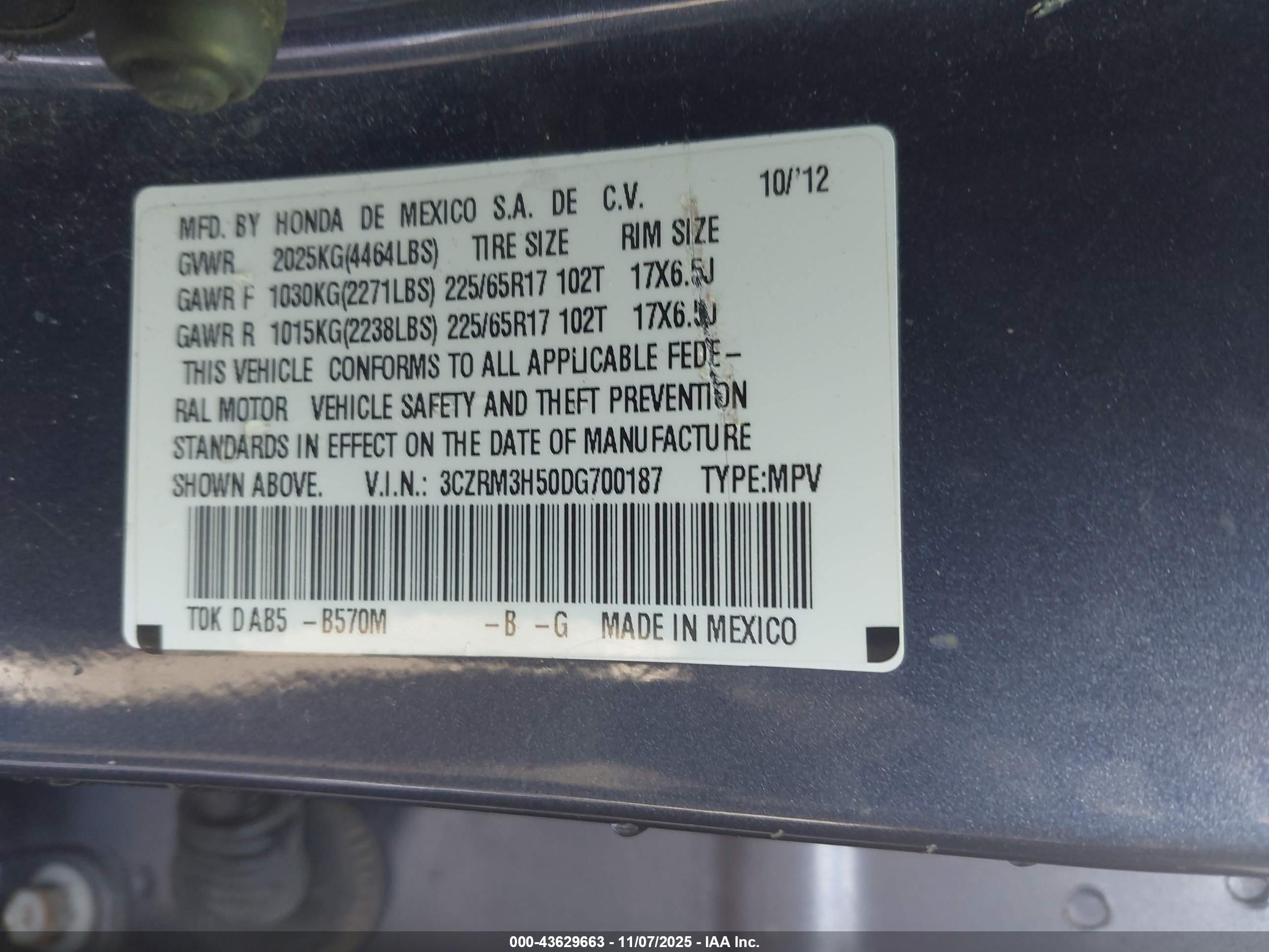 HONDA CR-V image 9