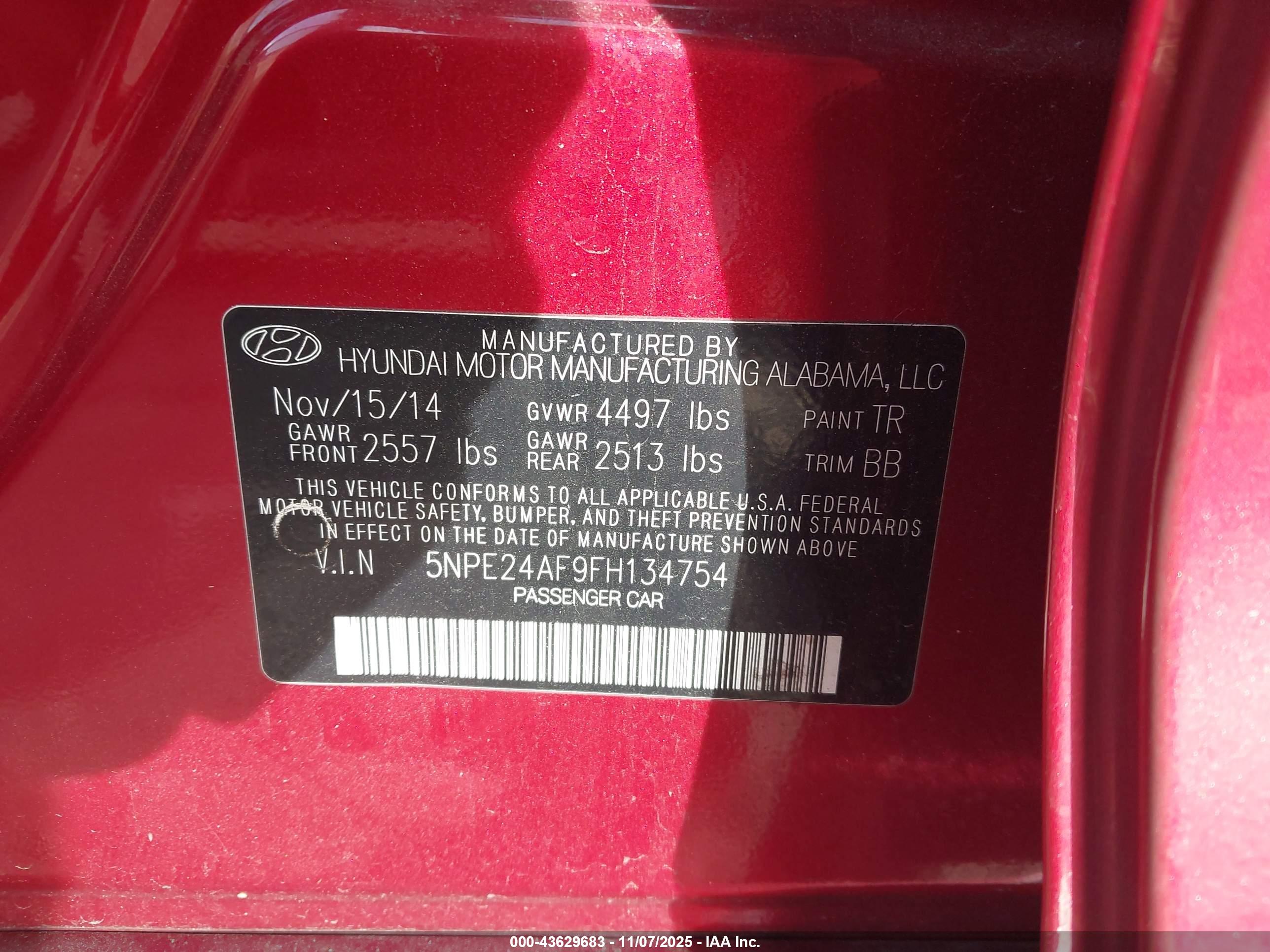 HYUNDAI SONATA image 9