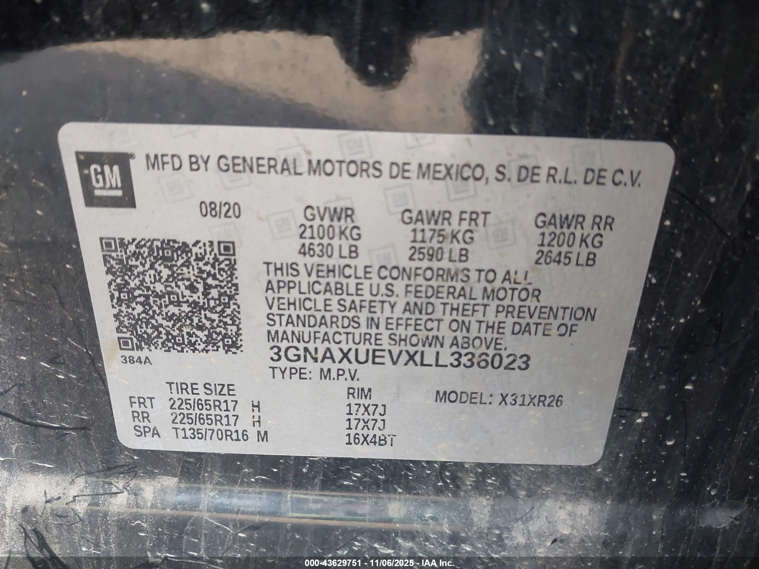 CHEVROLET EQUINOX image 9