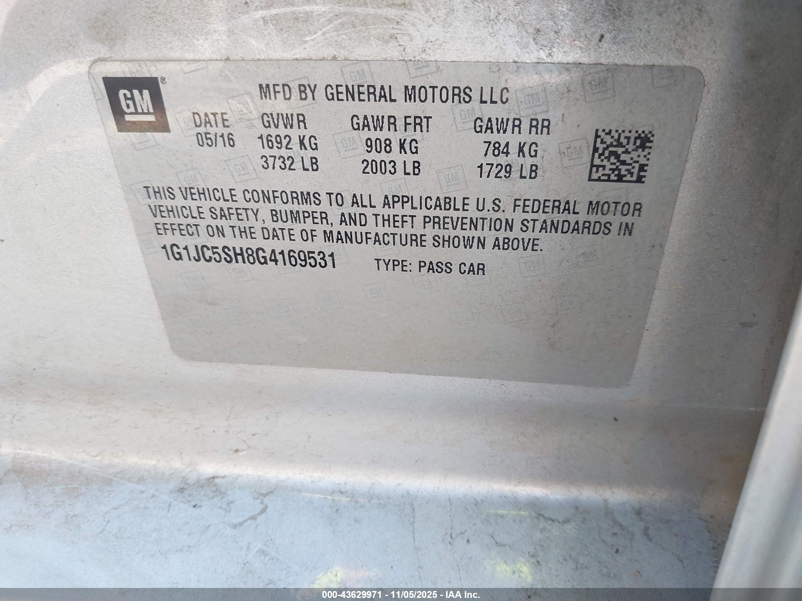 CHEVROLET SONIC image 9