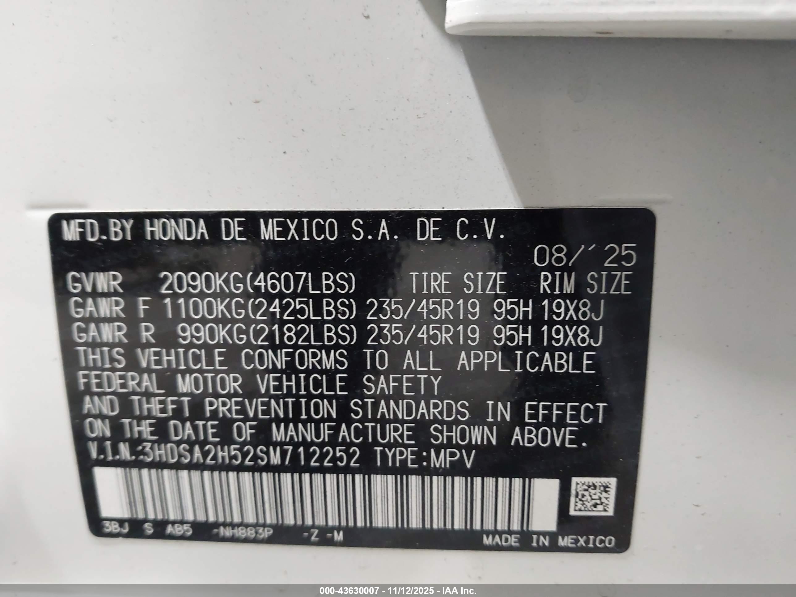 ACURA ADX image 9