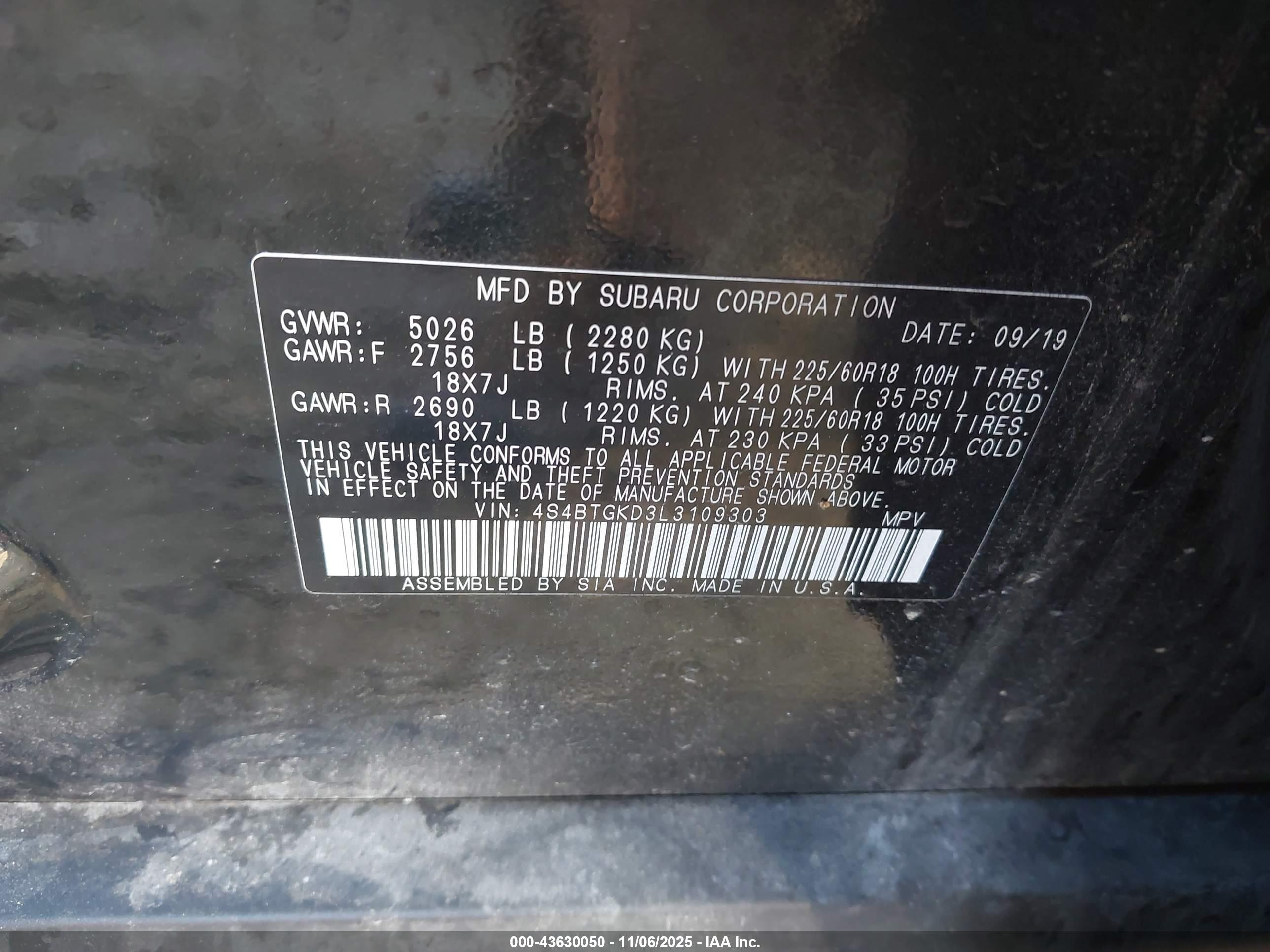 SUBARU OUTBACK image 9
