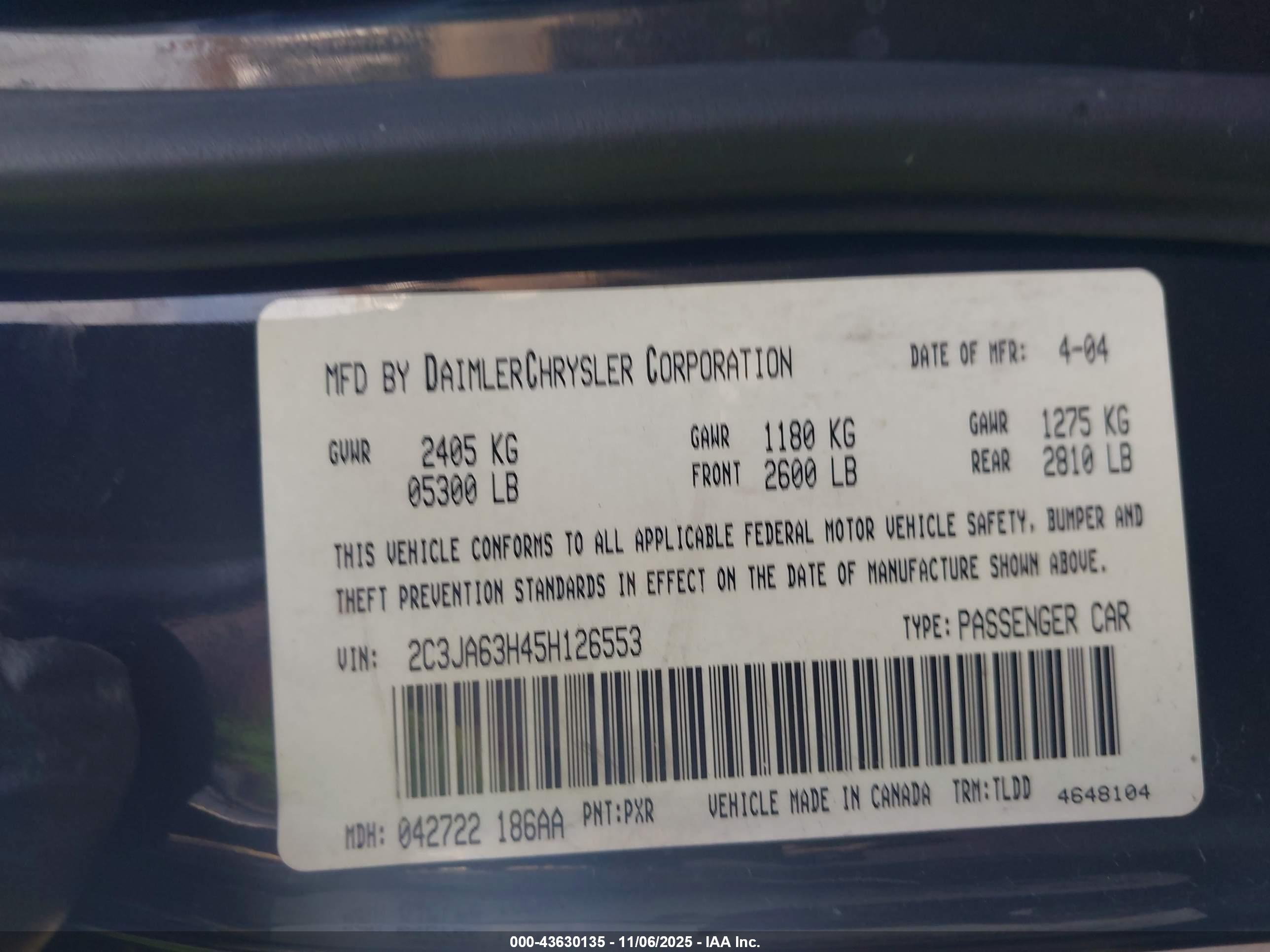CHRYSLER 300C image 9
